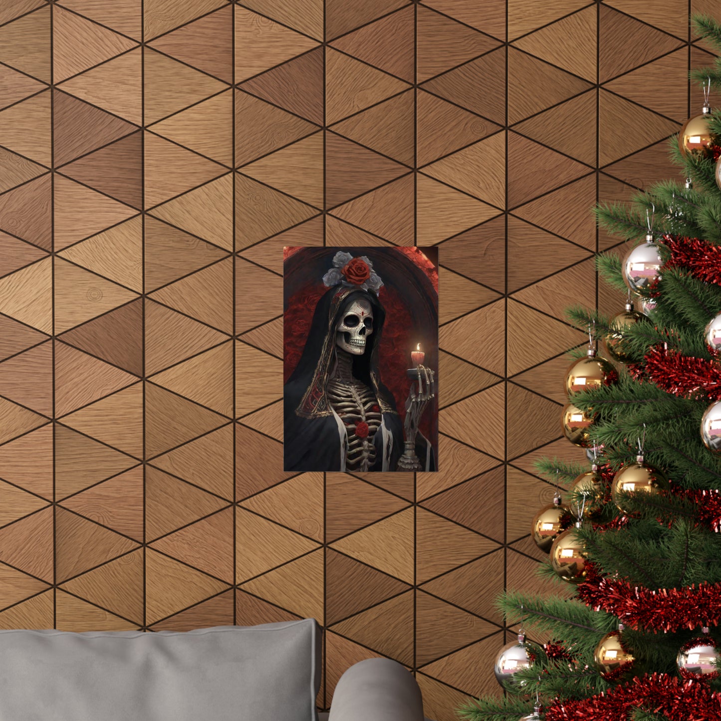 Santa Muerte Matte Vertical Posters