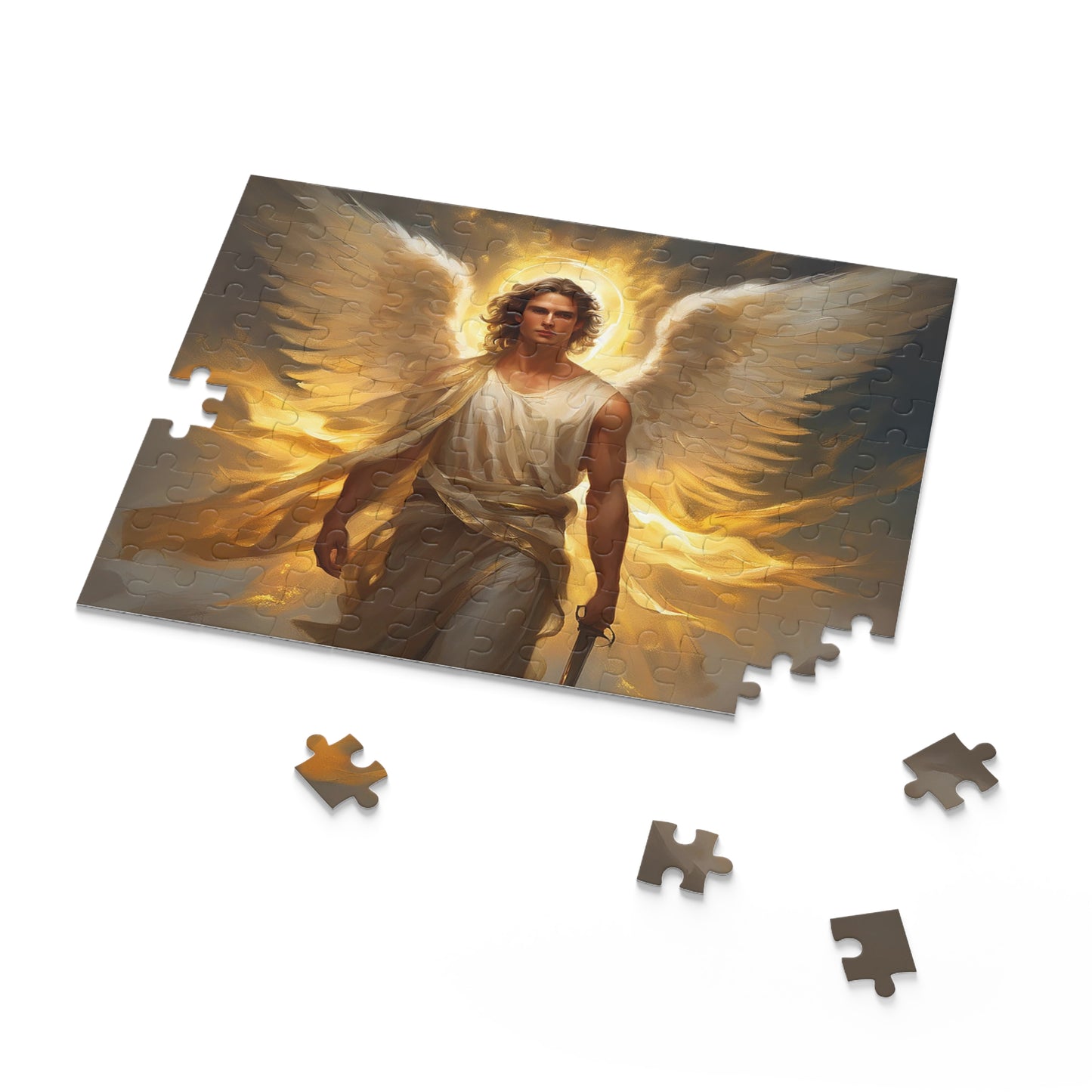 Angel of Light and Protection Puzzle (120, 252, 500-Piece)