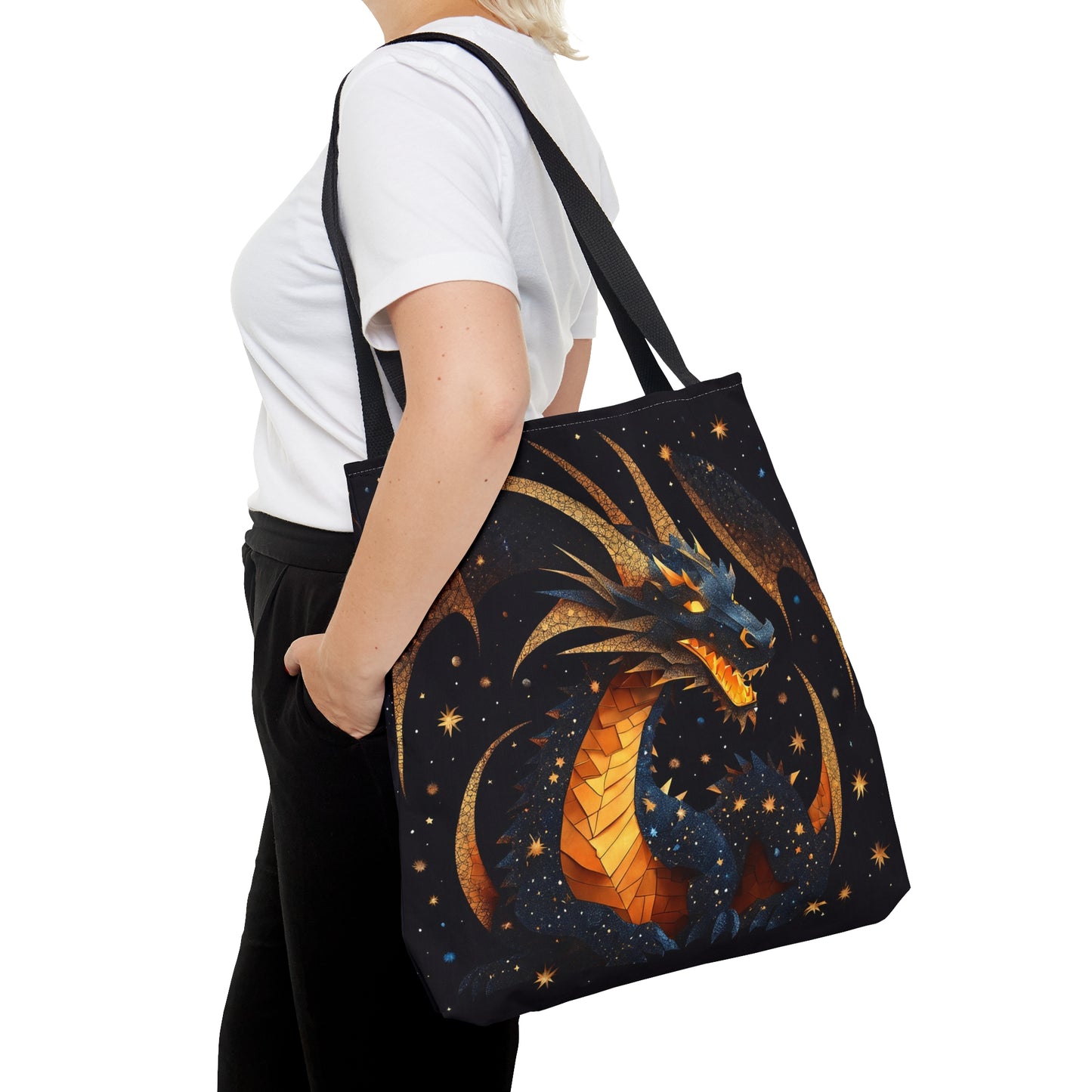 Cosmic Dragon Tote Bag (AOP)