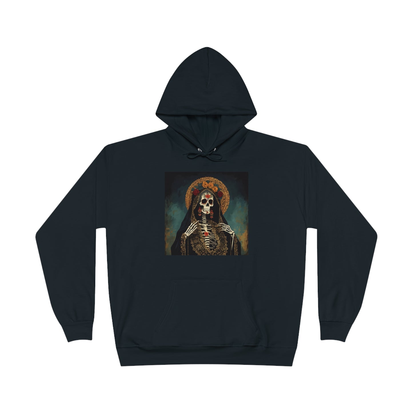 Santa Muerte Unisex EcoSmart® Pullover Hoodie Sweatshirt