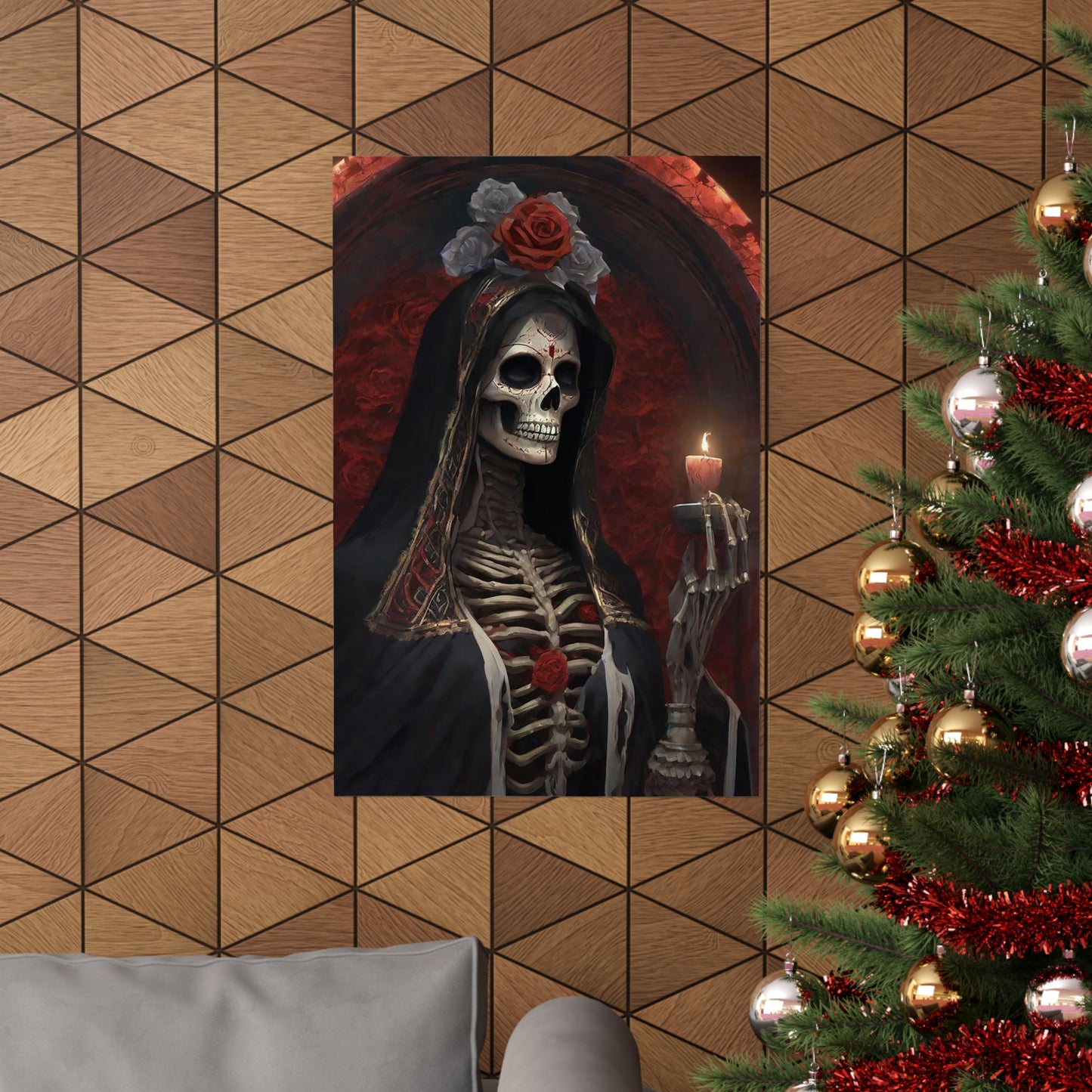 Santa Muerte Matte Vertical Posters