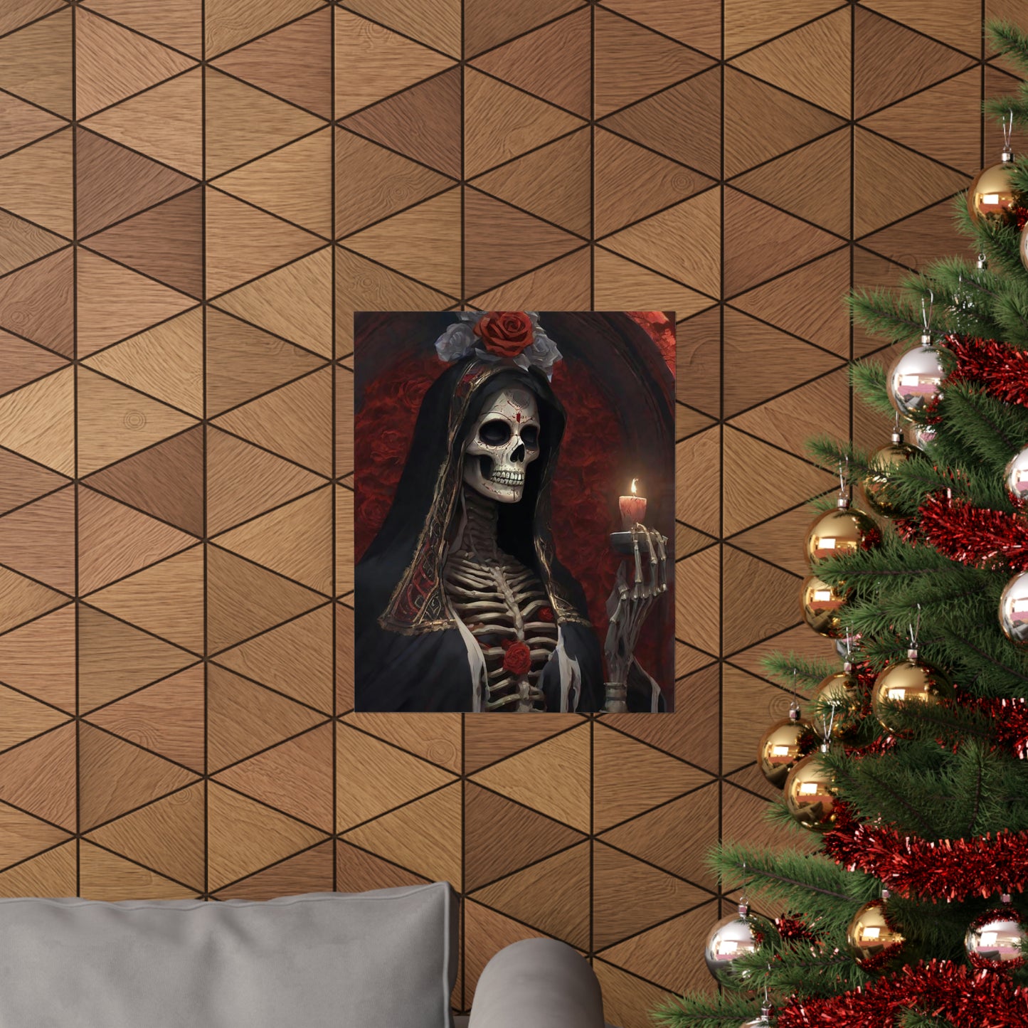 Santa Muerte Matte Vertical Posters