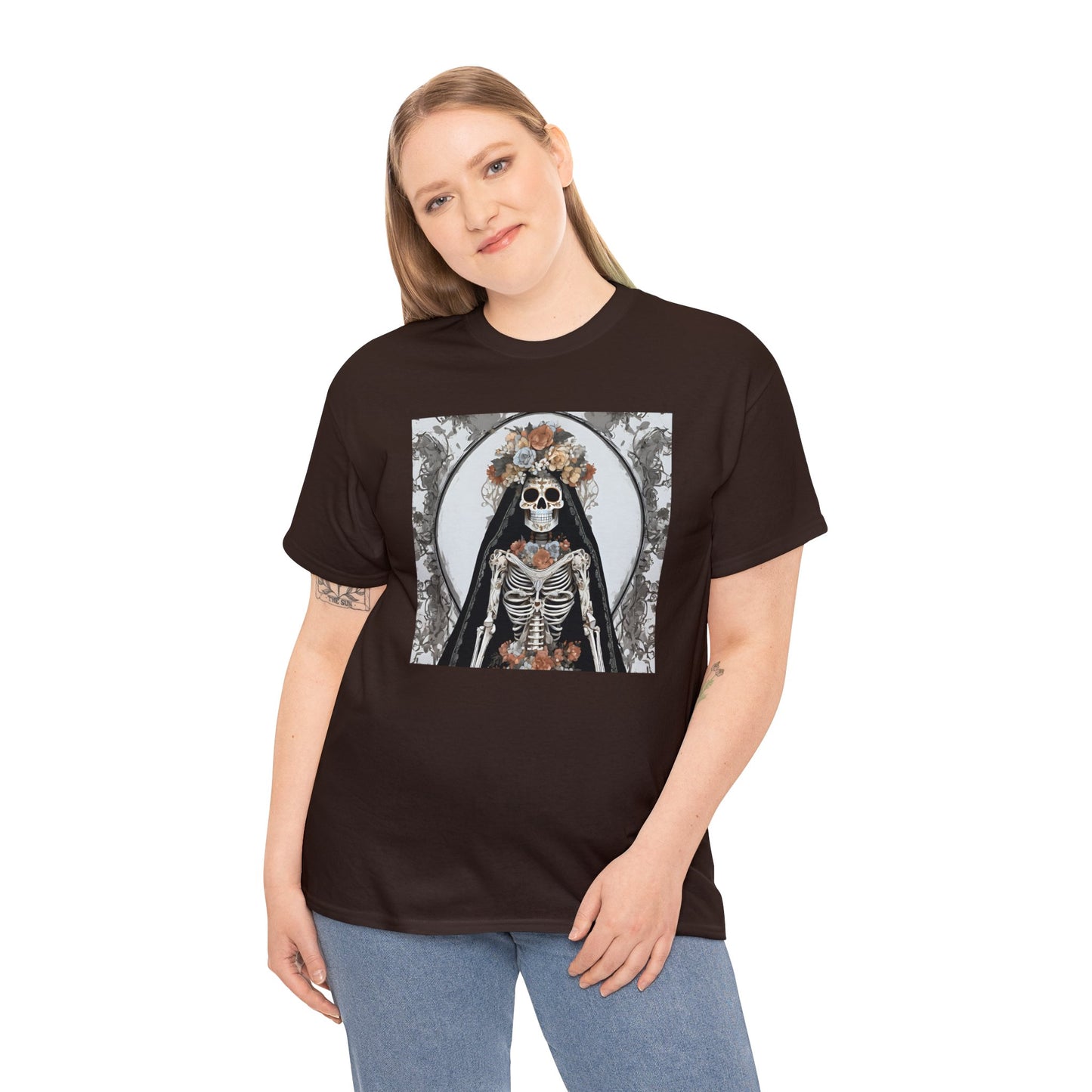 Santa Muerte Unisex Heavy Cotton Tee