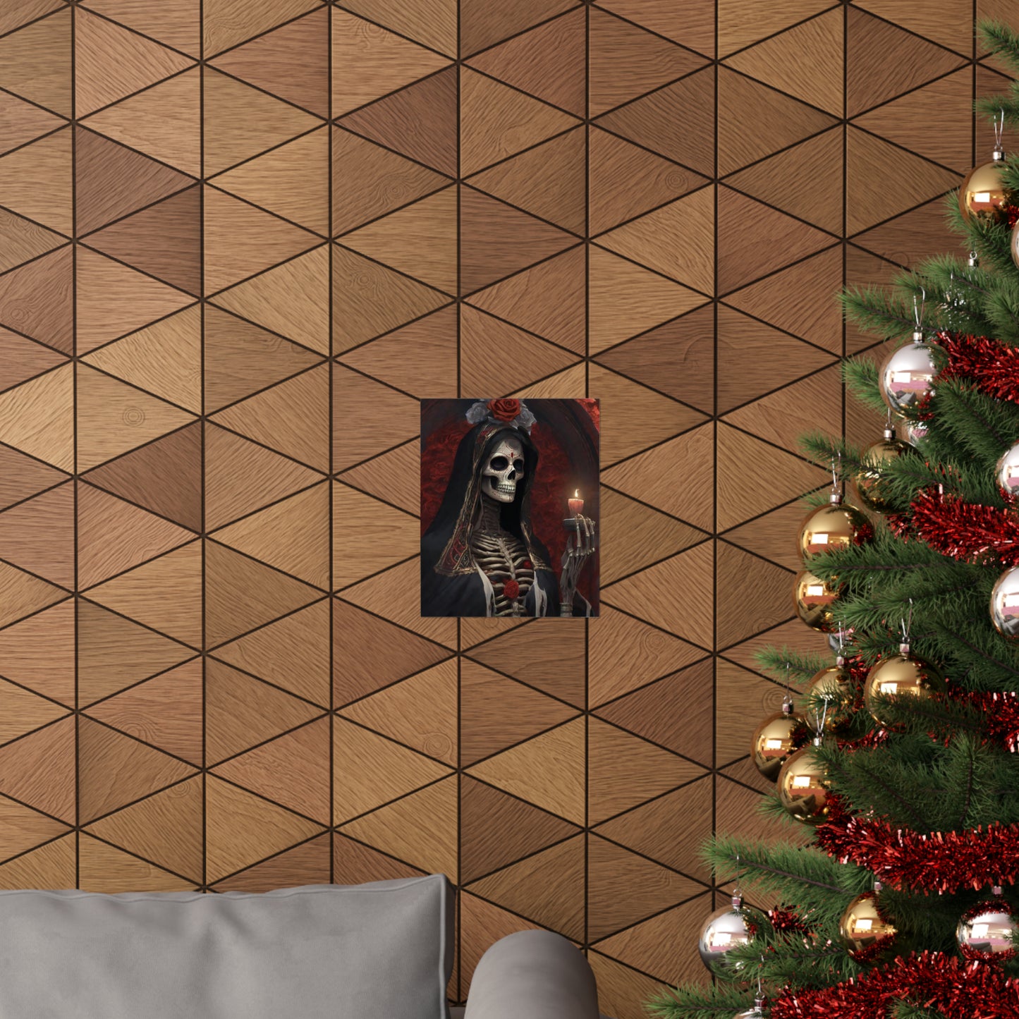 Santa Muerte Matte Vertical Posters