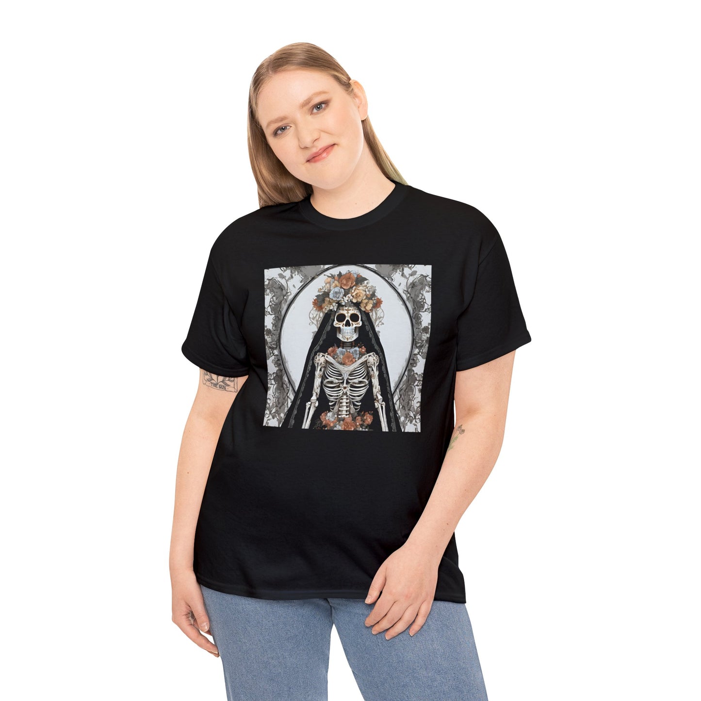 Santa Muerte Unisex Heavy Cotton Tee
