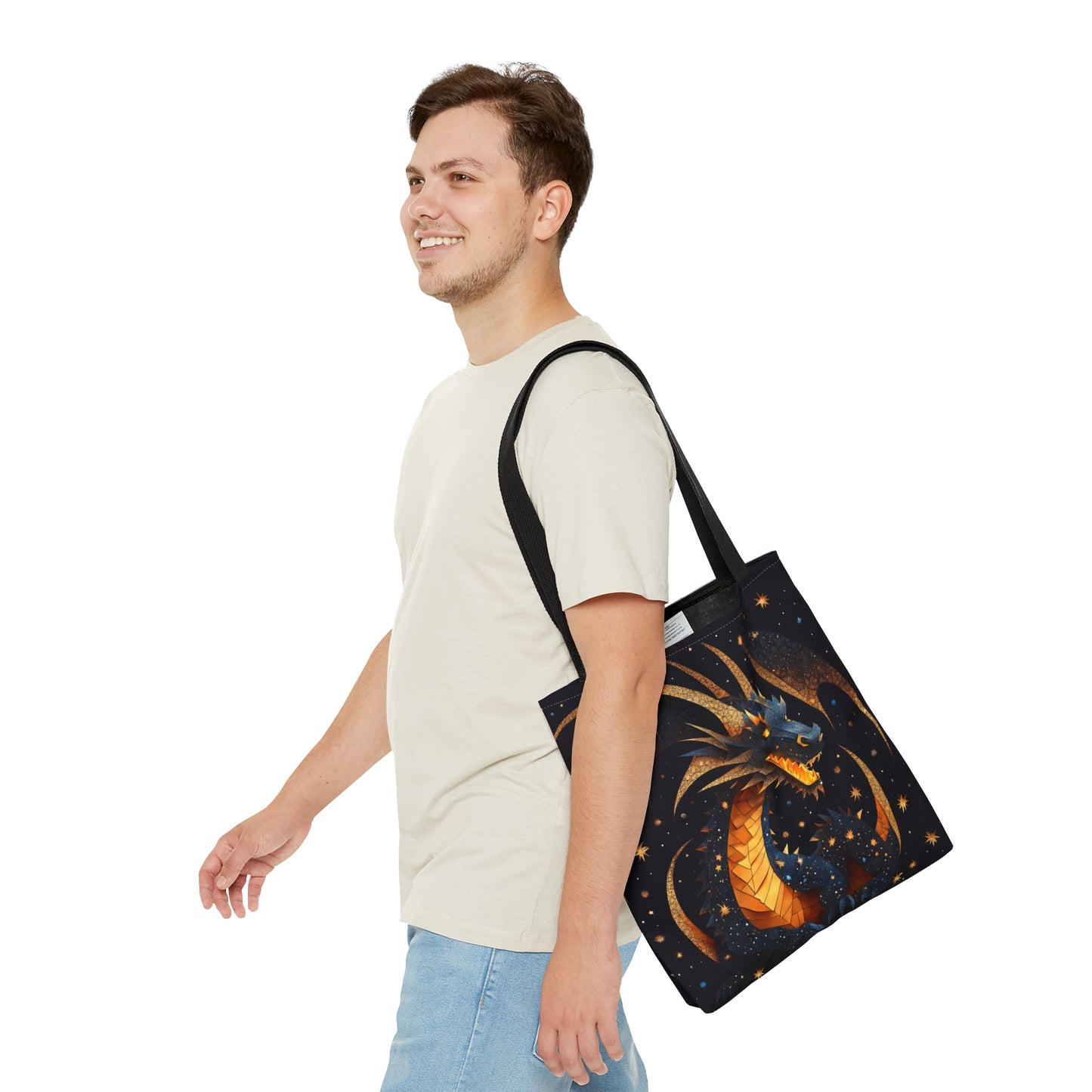 Cosmic Dragon Tote Bag (AOP)