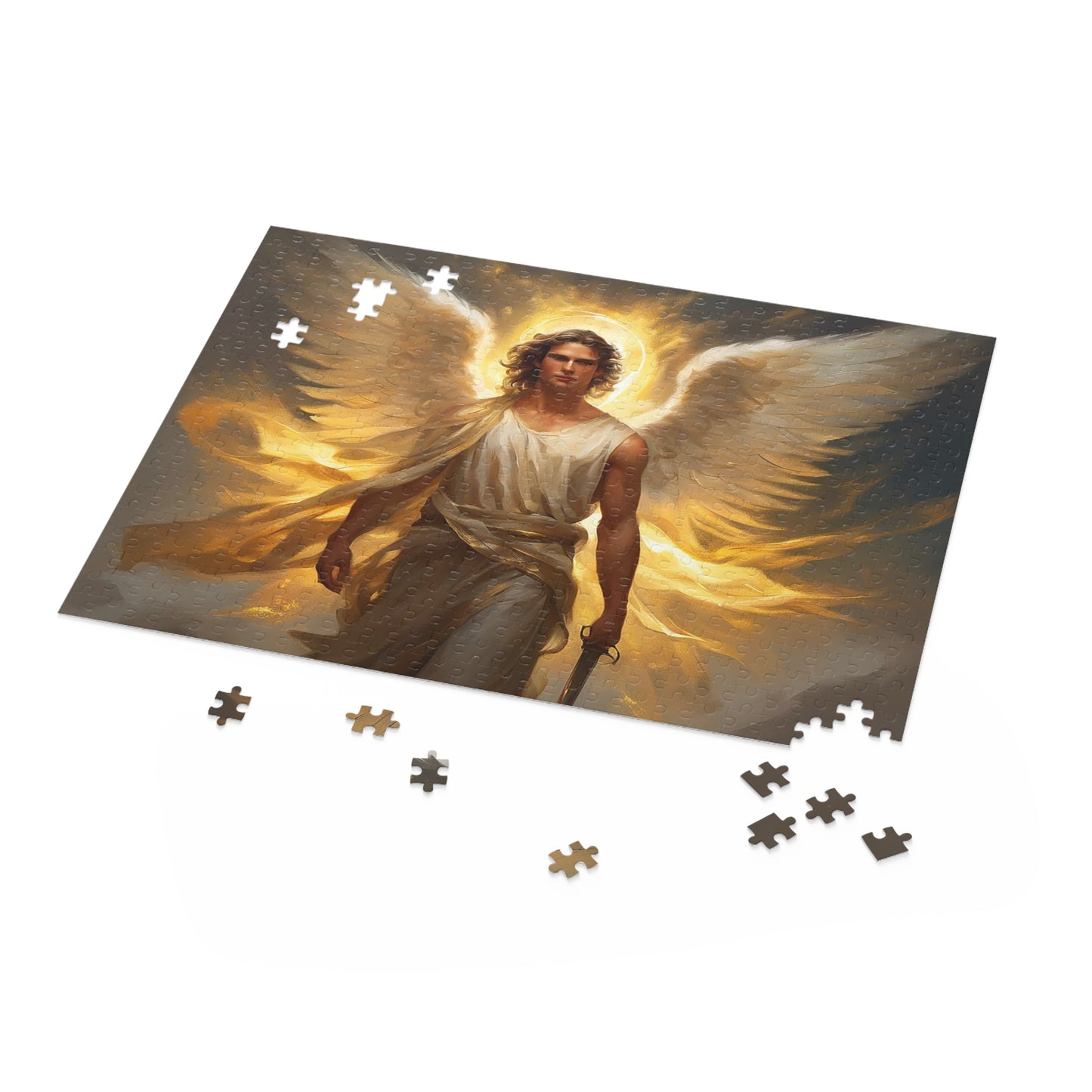 Angel of Light and Protection Puzzle (120, 252, 500-Piece)