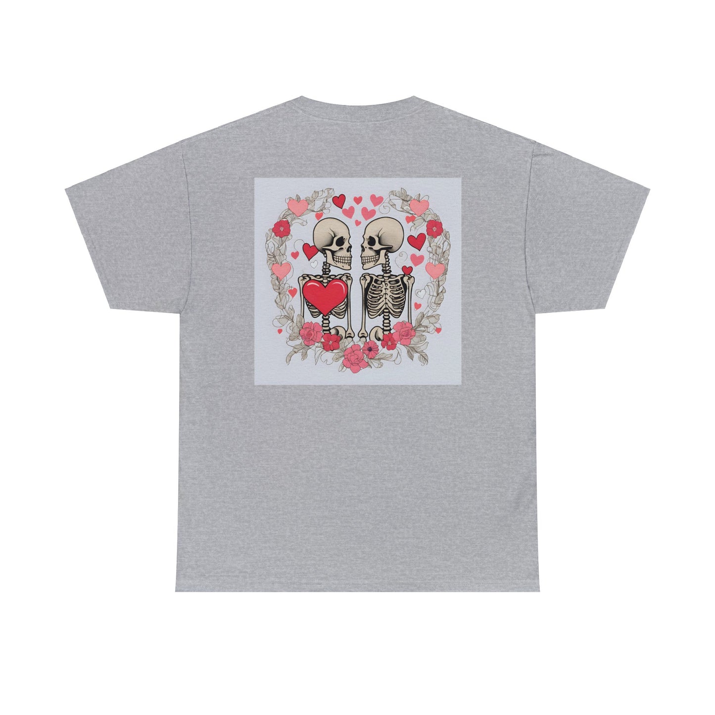 Eternal Love Skeletons Unisex Heavy Cotton Tee