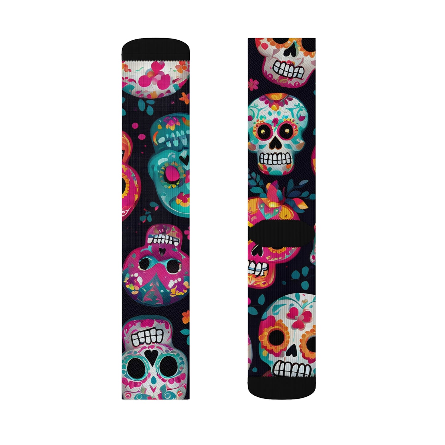 Sugar Skull Sublimation Socks