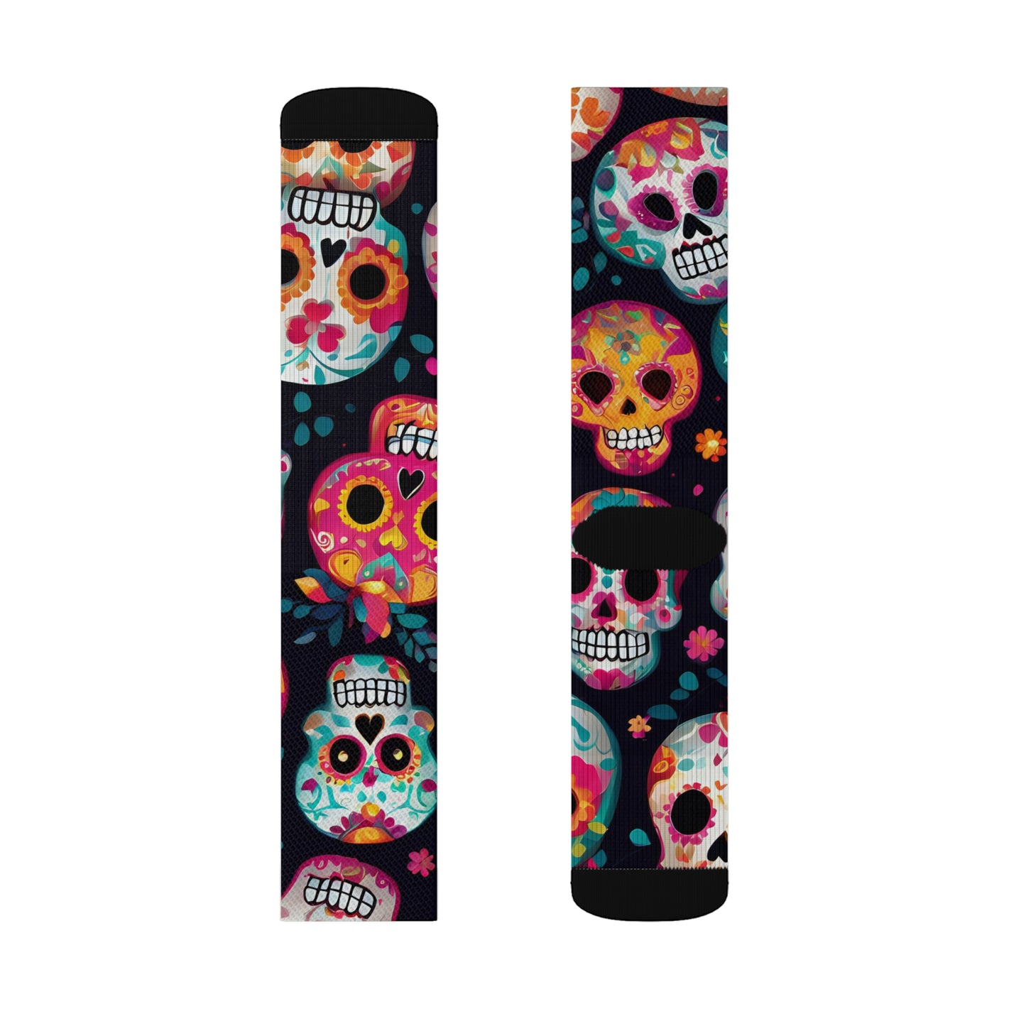 Sugar Skull Sublimation Socks