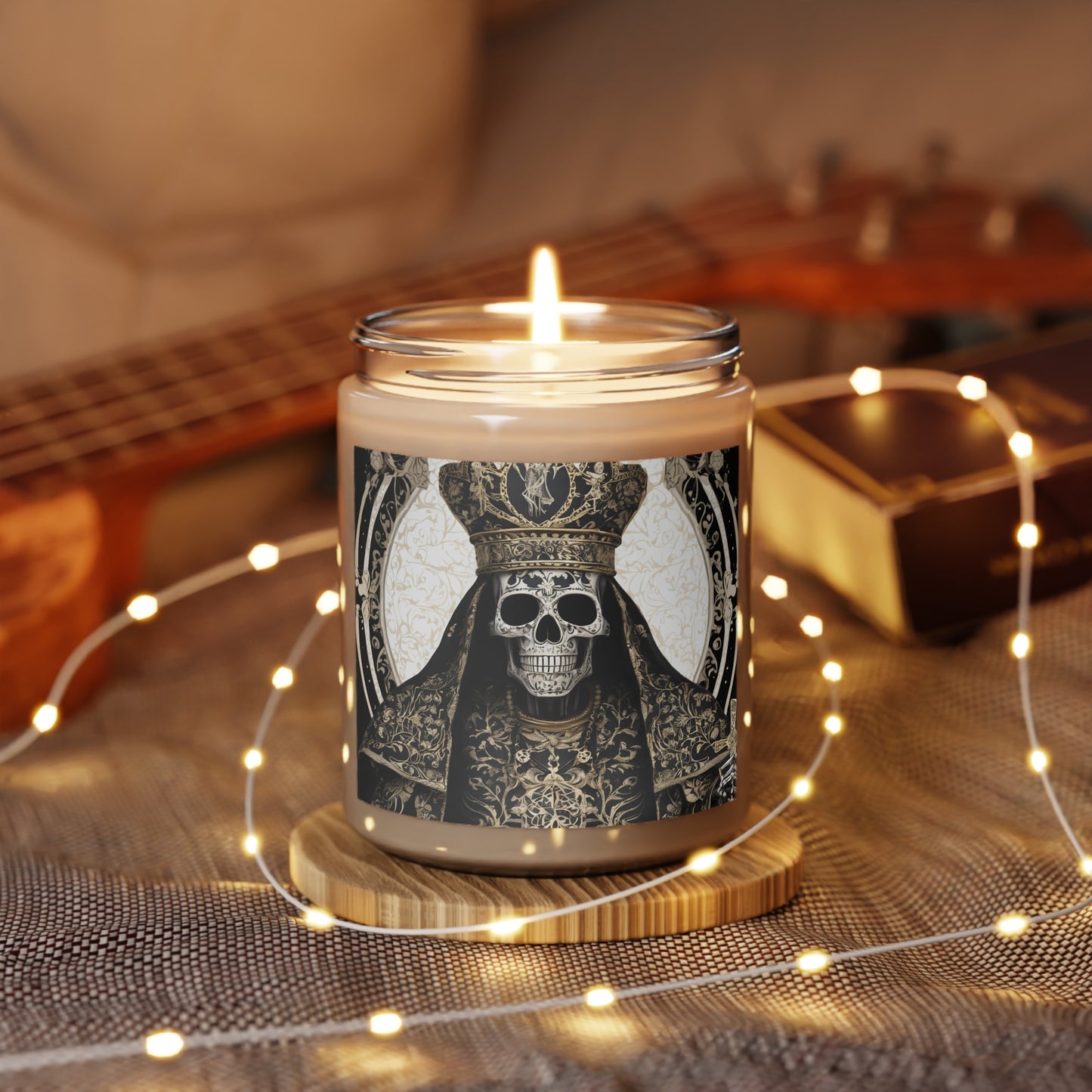 Holy Santa Muerte Scented Candle, 9oz