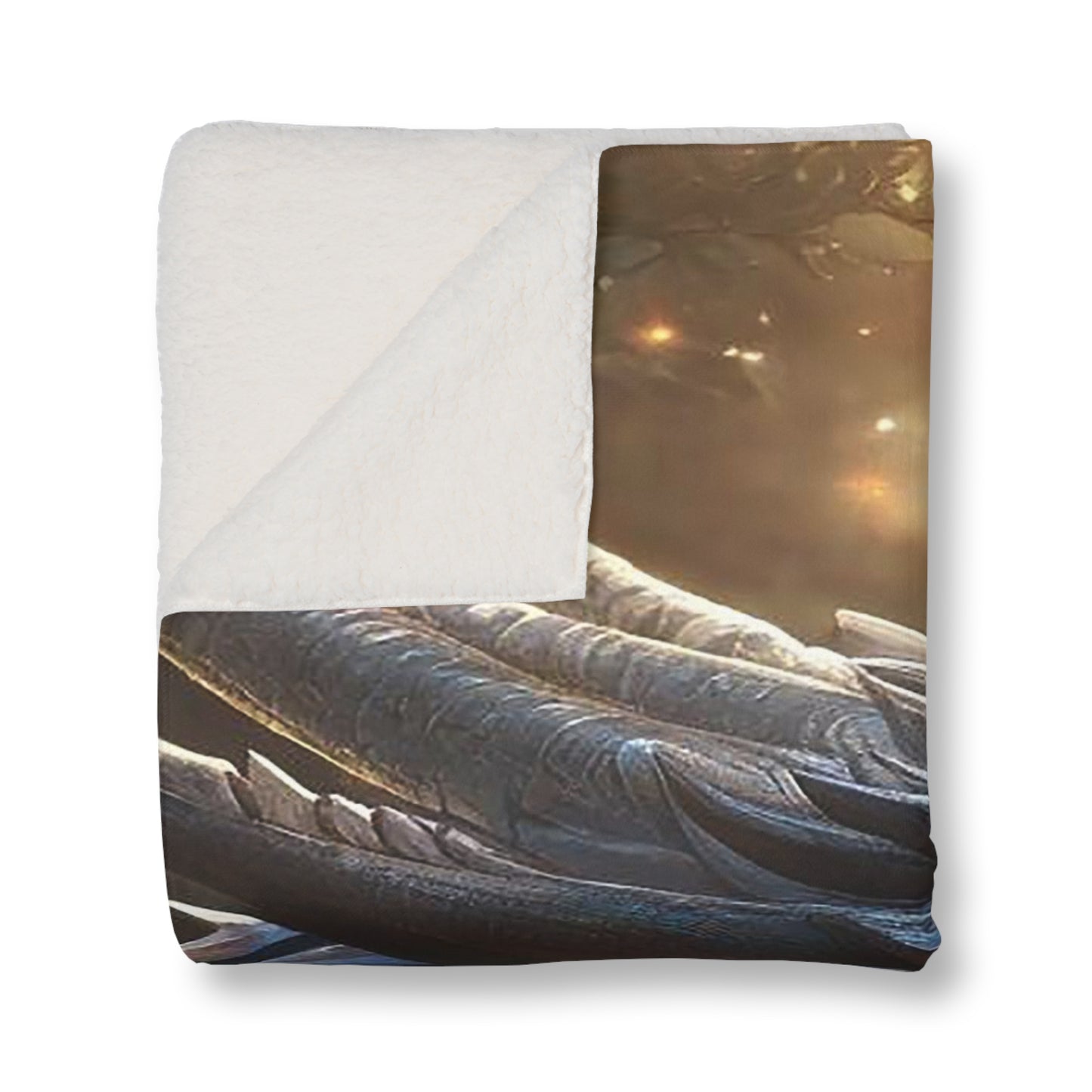 Cosmic Dragon Sherpa Blanket