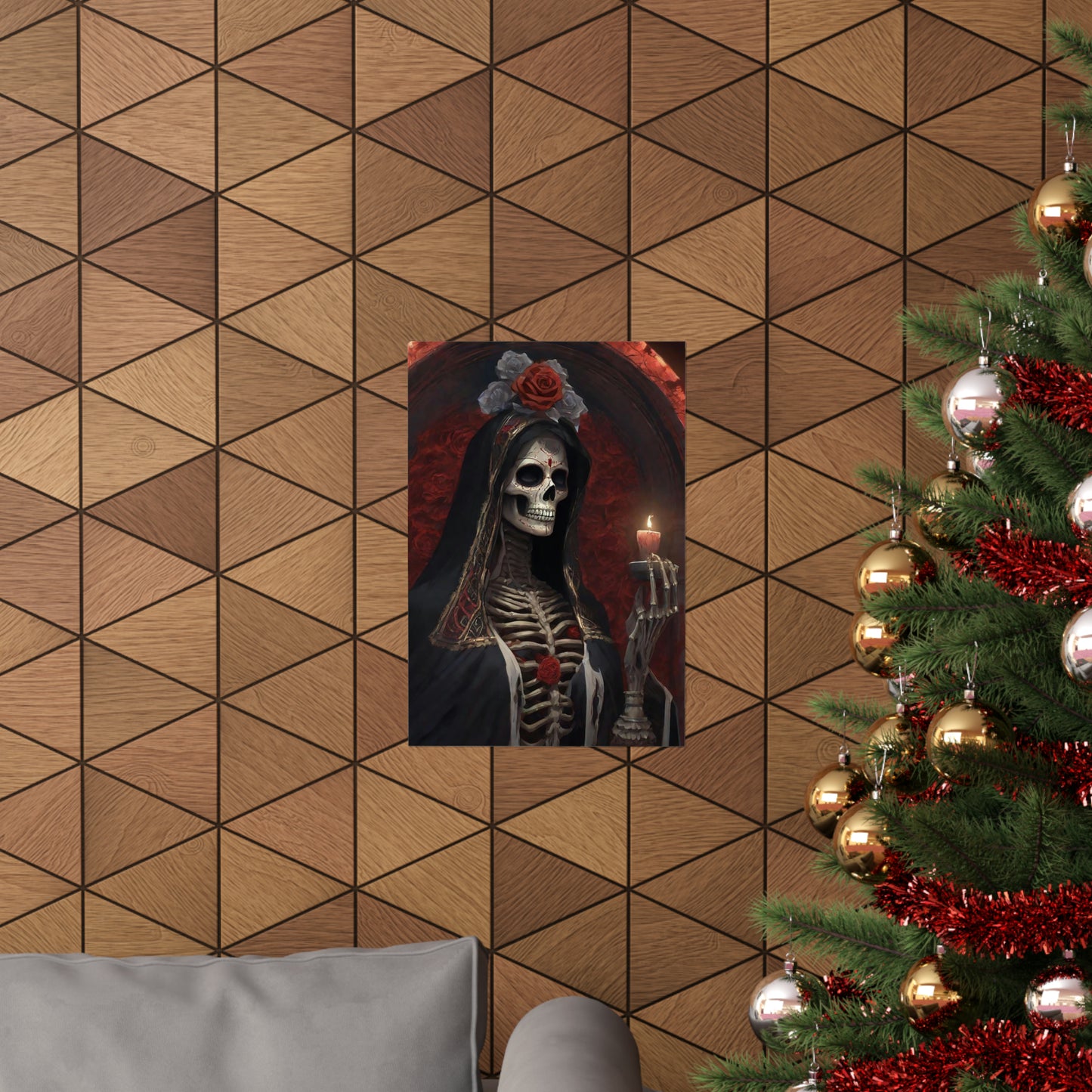 Santa Muerte Matte Vertical Posters