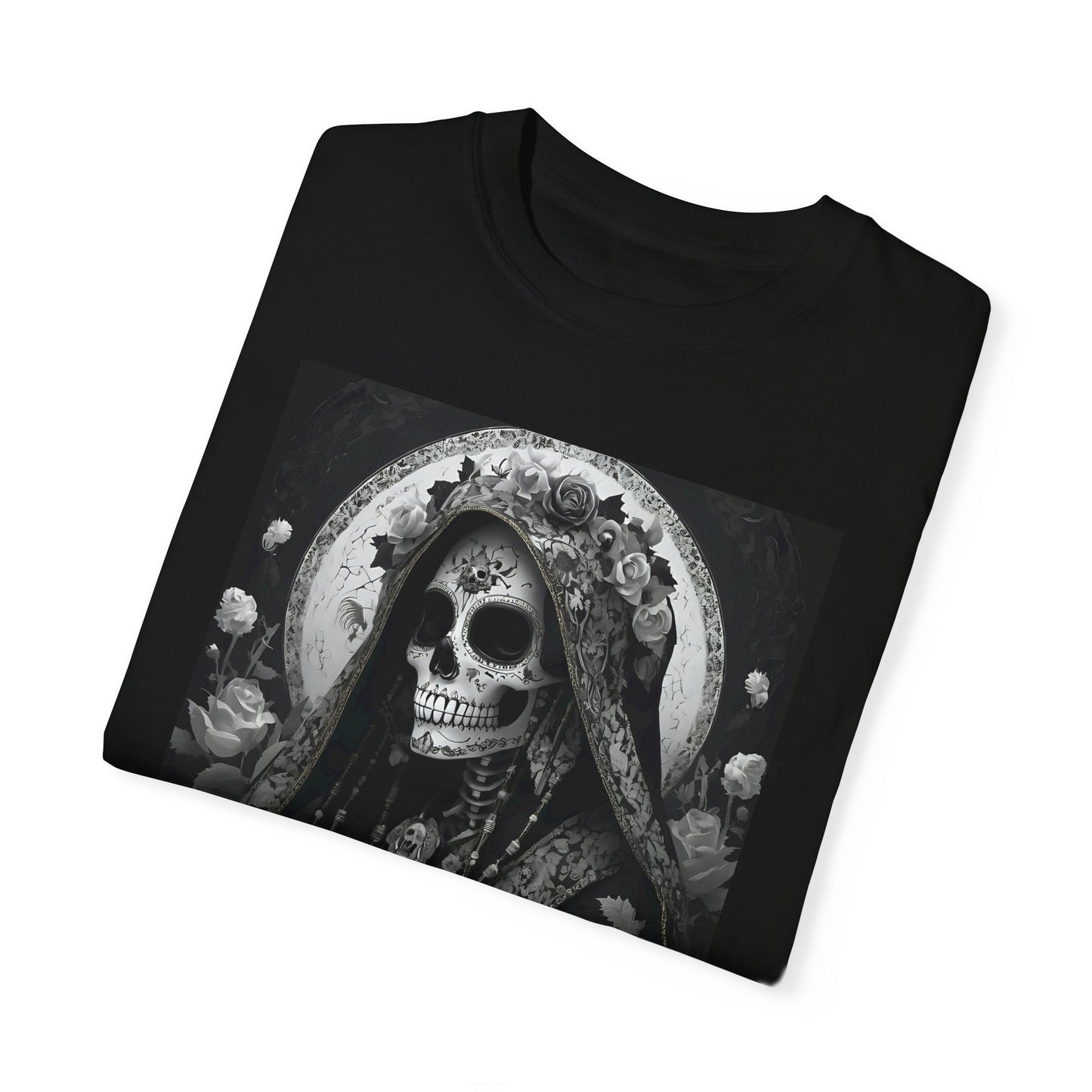 Santa Muerte Unisex Garment-Dyed T-shirt