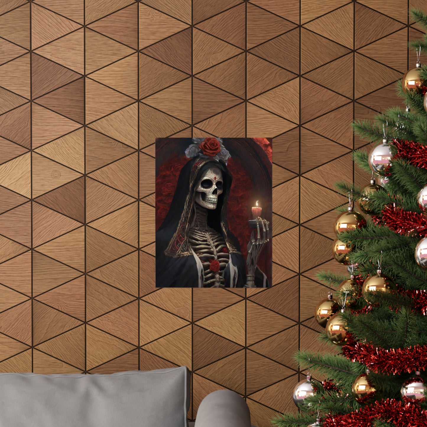 Santa Muerte Matte Vertical Posters