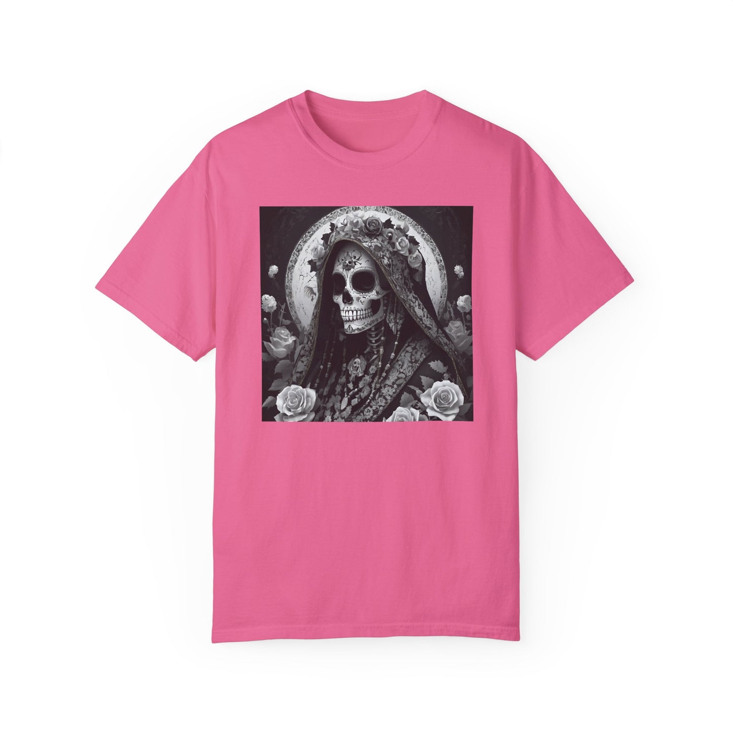 Santa Muerte Unisex Garment-Dyed T-shirt