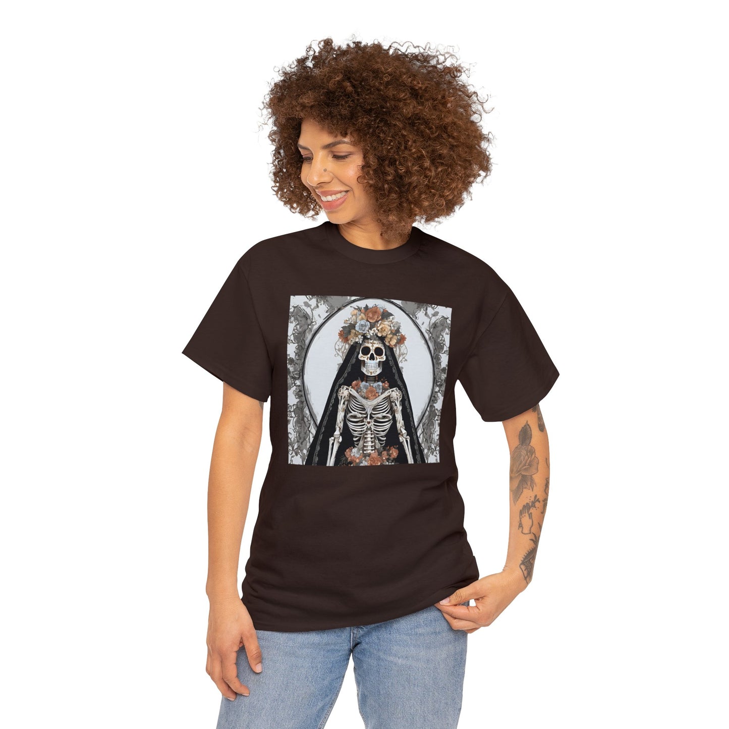 Santa Muerte Unisex Heavy Cotton Tee