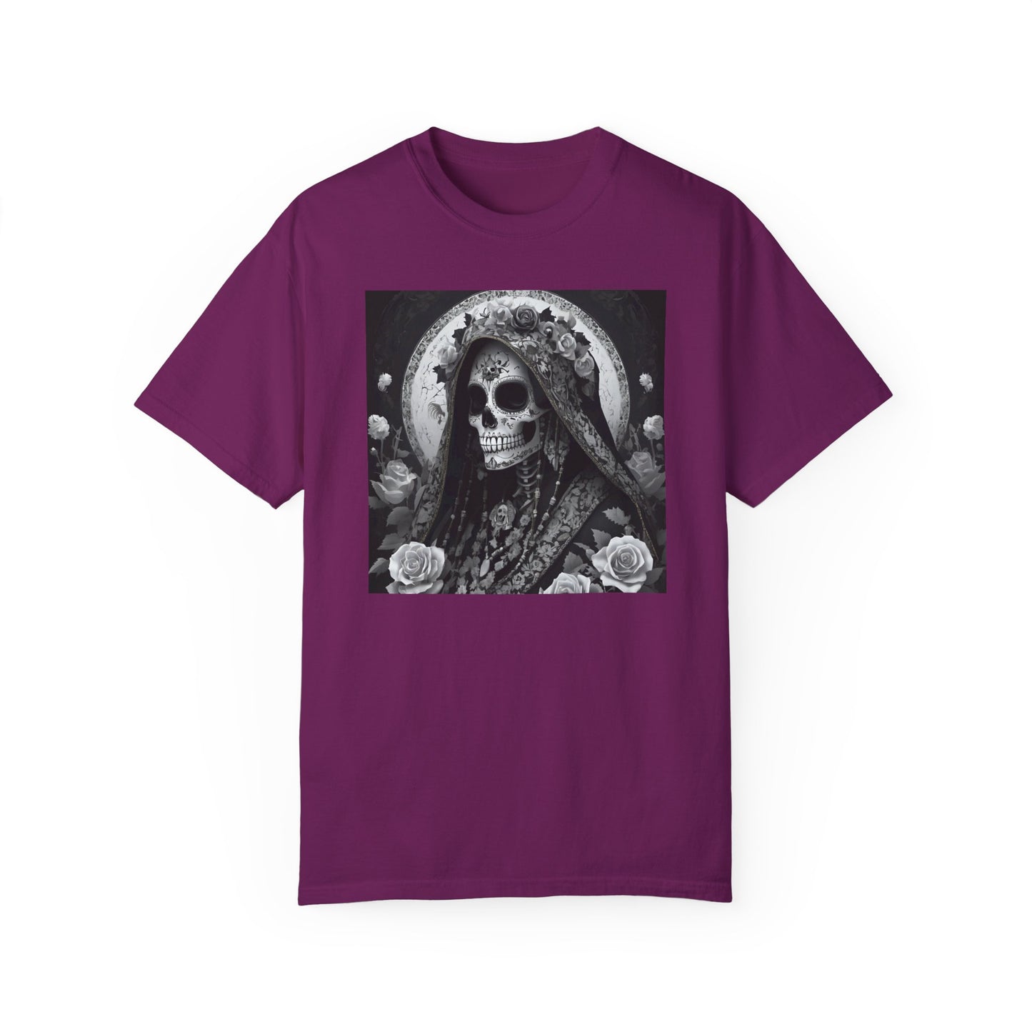 Santa Muerte Unisex Garment-Dyed T-shirt