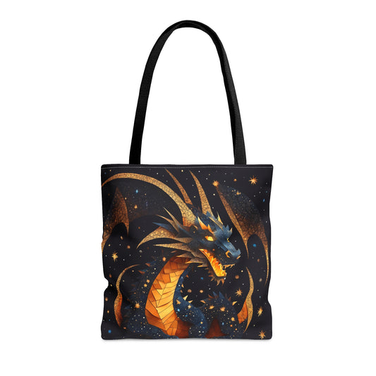 Cosmic Dragon Tote Bag (AOP)