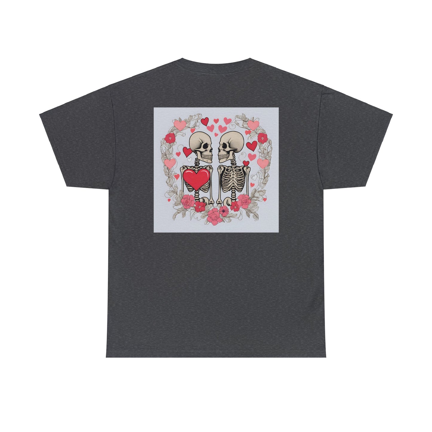 Eternal Love Skeletons Unisex Heavy Cotton Tee