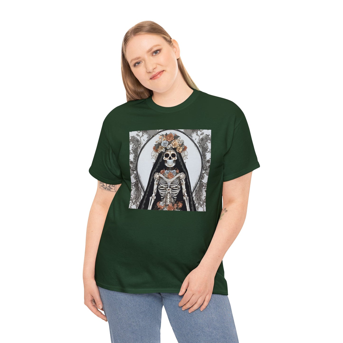 Santa Muerte Unisex Heavy Cotton Tee