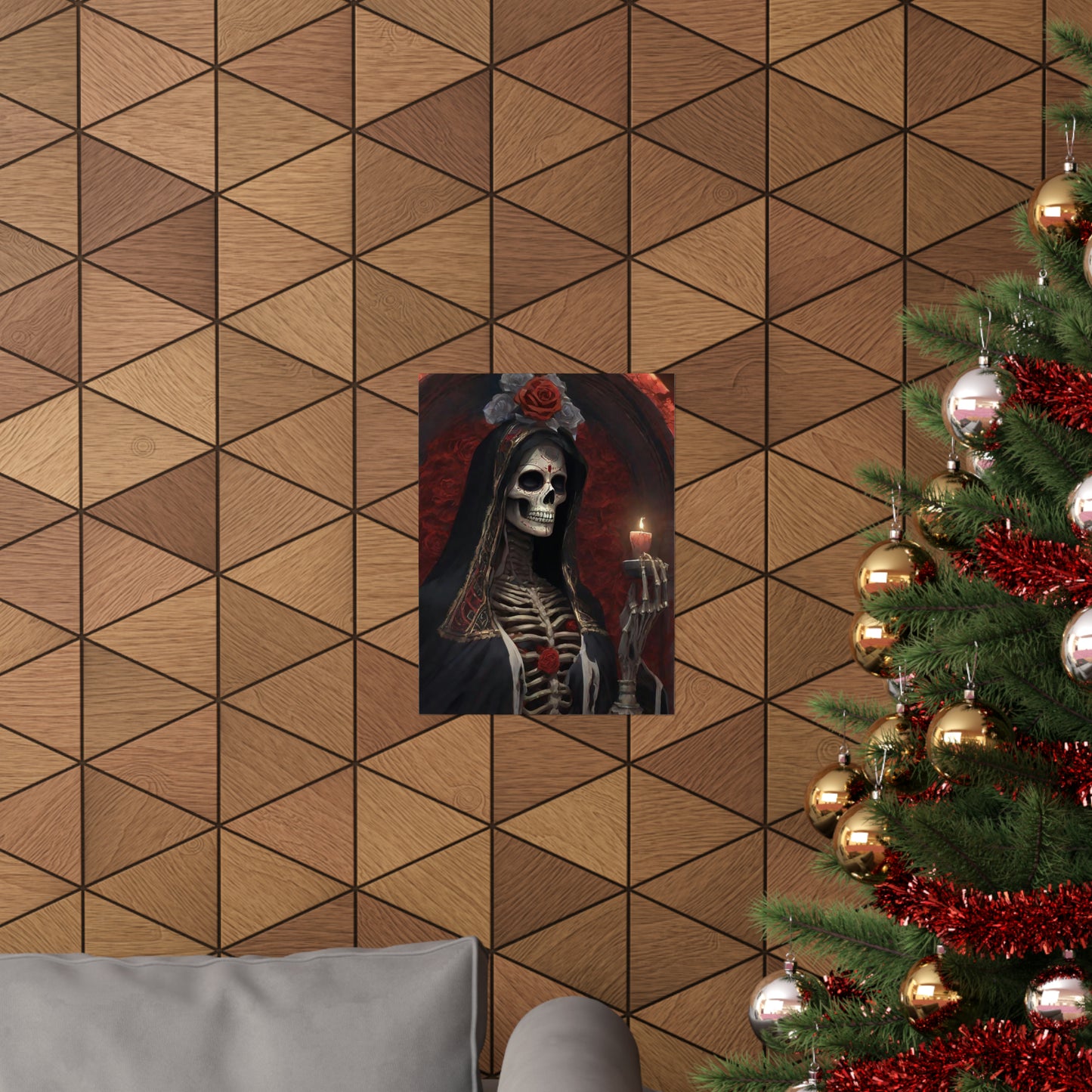 Santa Muerte Matte Vertical Posters
