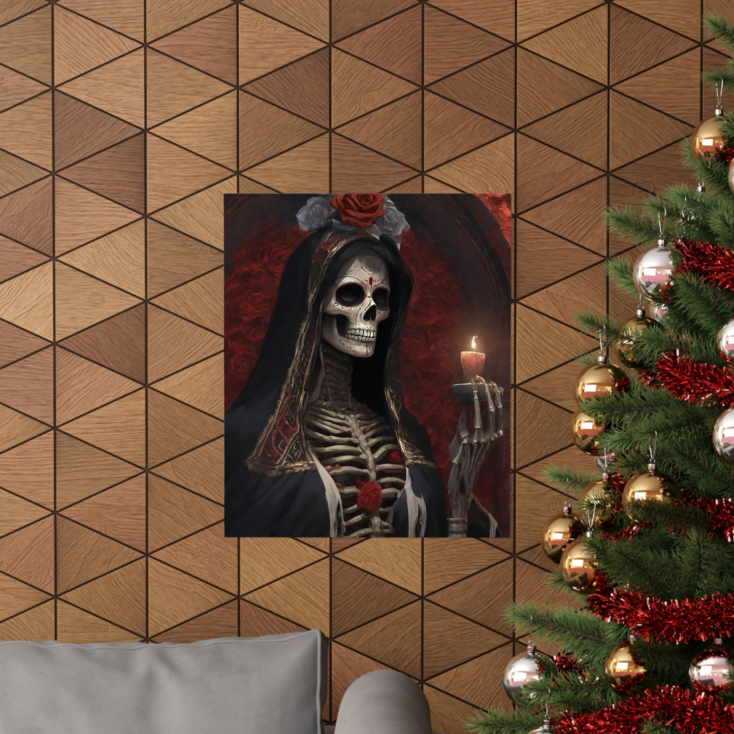 Santa Muerte Matte Vertical Posters