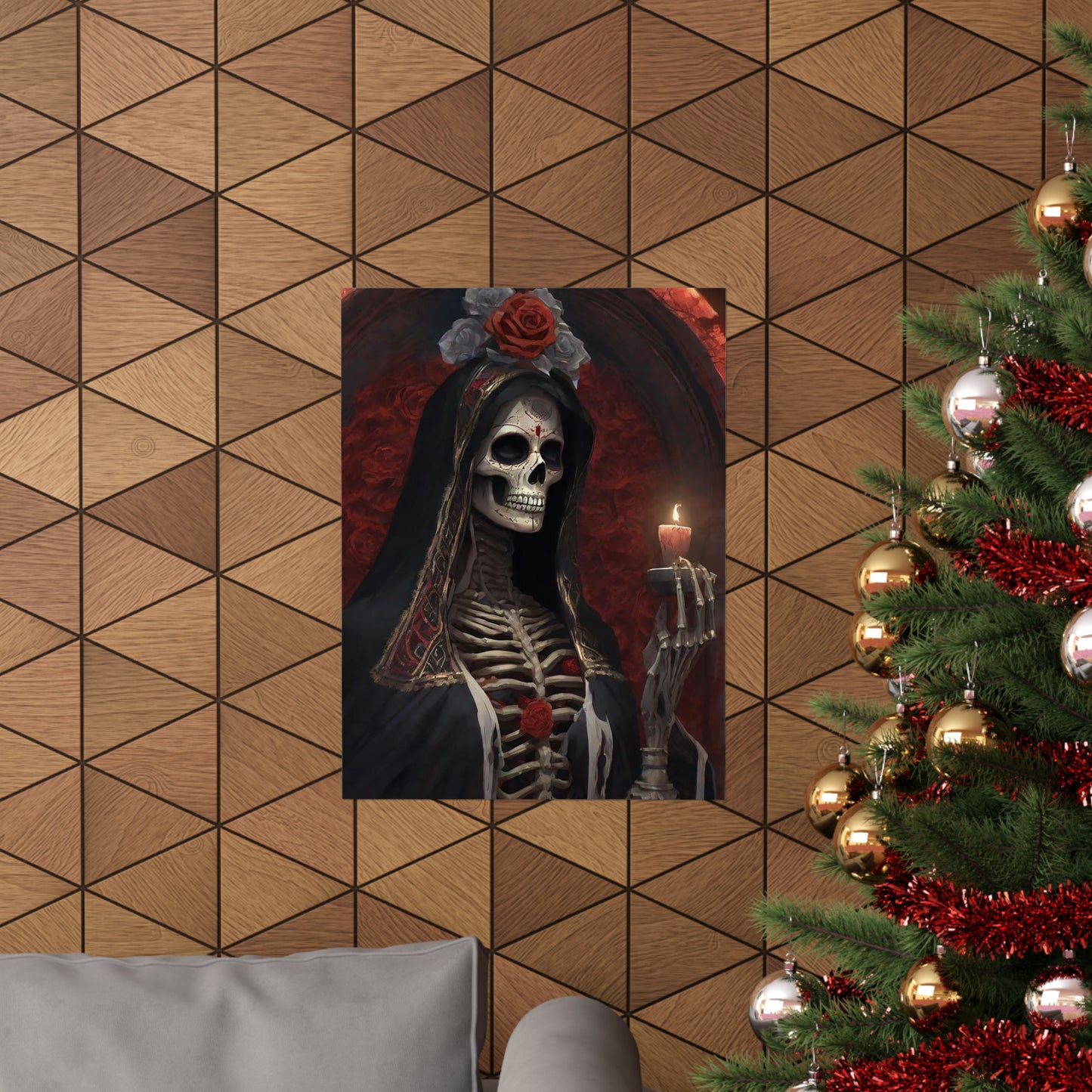 Santa Muerte Matte Vertical Posters