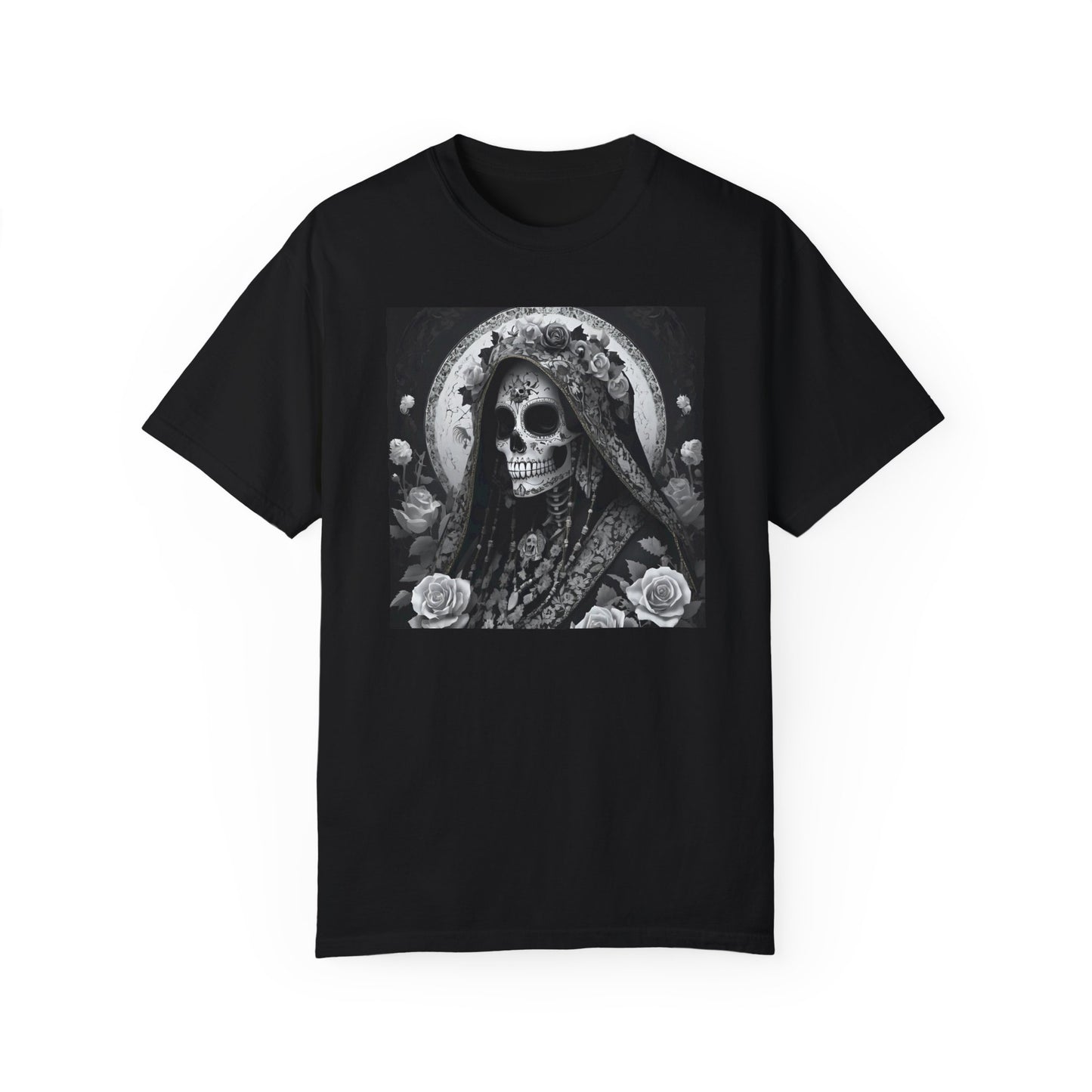 Santa Muerte Unisex Garment-Dyed T-shirt