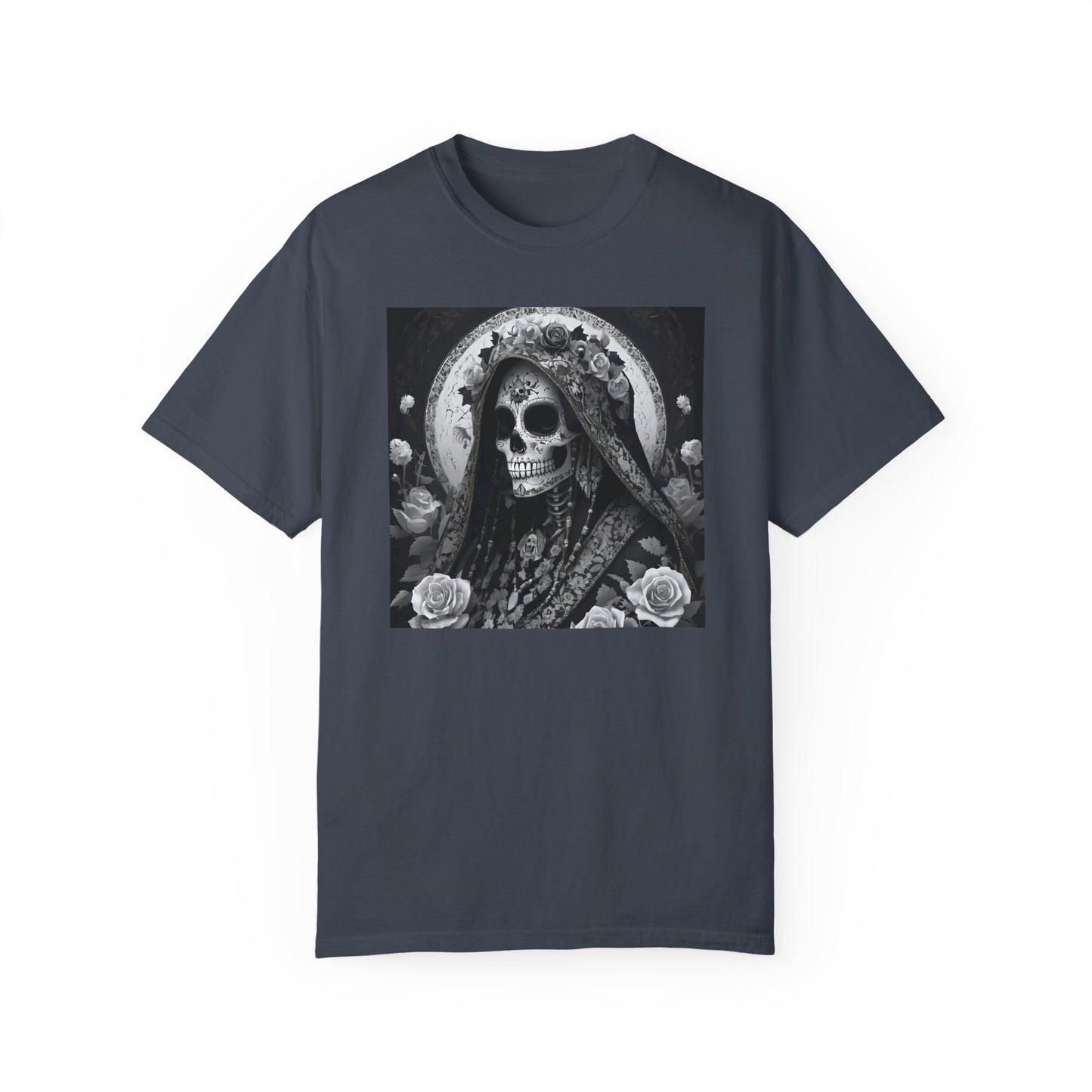 Santa Muerte Unisex Garment-Dyed T-shirt