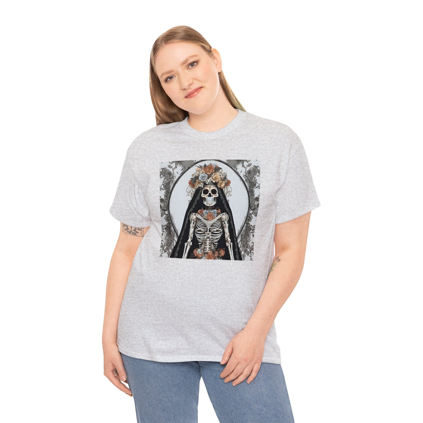 Santa Muerte Unisex Heavy Cotton Tee