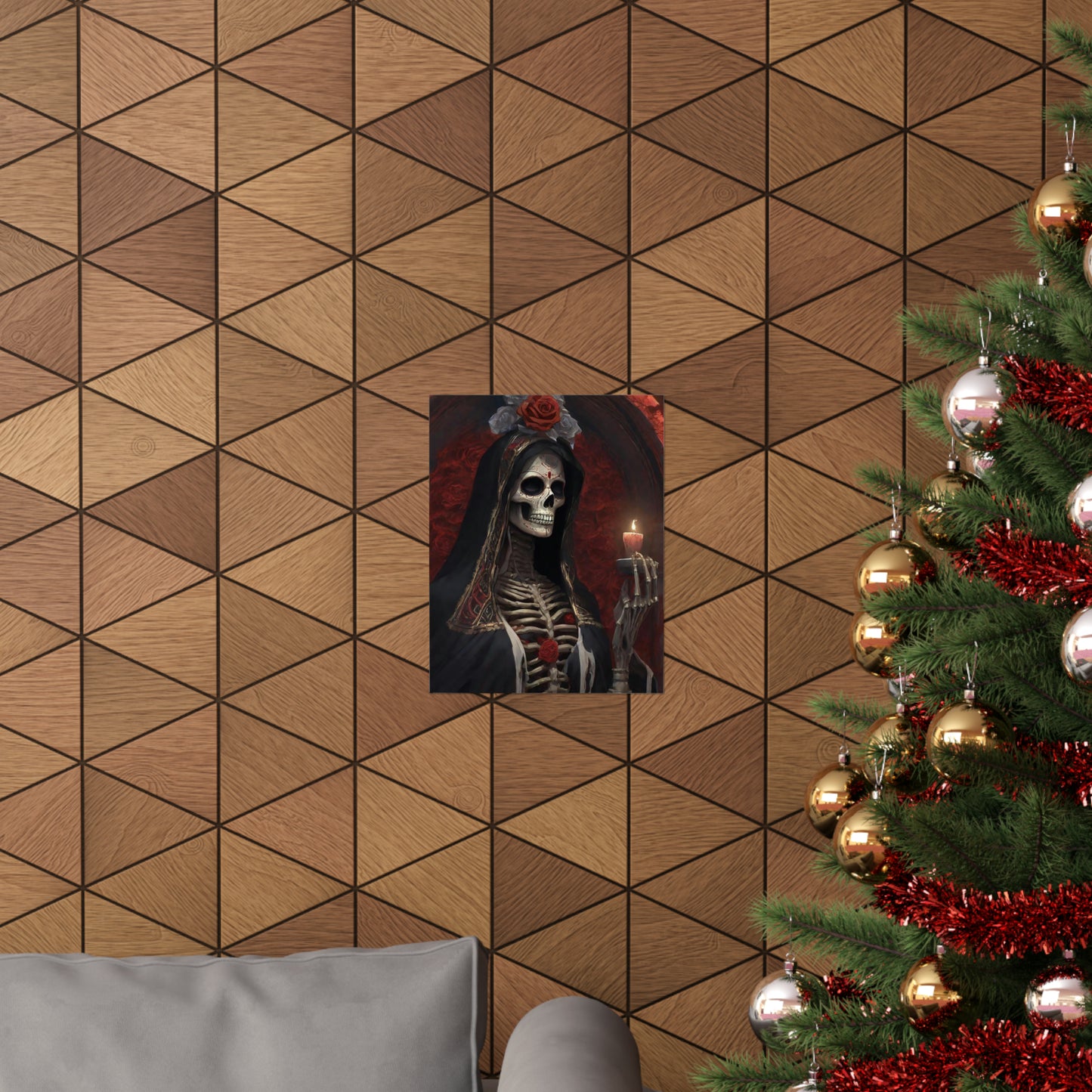 Santa Muerte Matte Vertical Posters