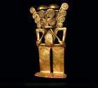 Impressive Darian Gold Figural Pectoral Pendant - Pre Columbian Pendant Colombia