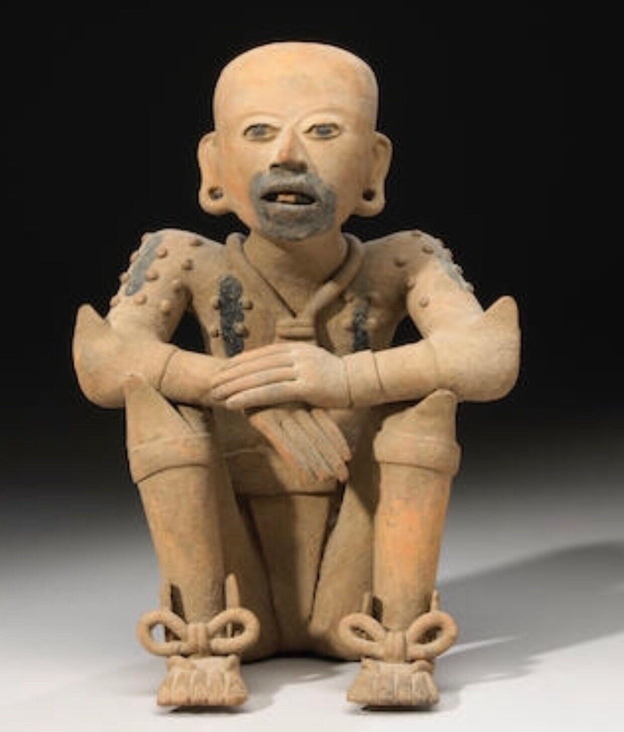 Large Remojadas Priest, Pre Columbian Art From Mexico Ex Bonhams