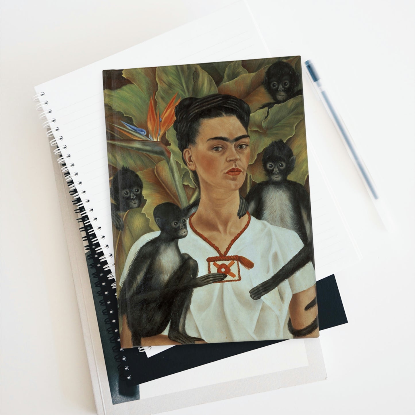 Mexican Artist with Monkeys Journal - Ruled Line