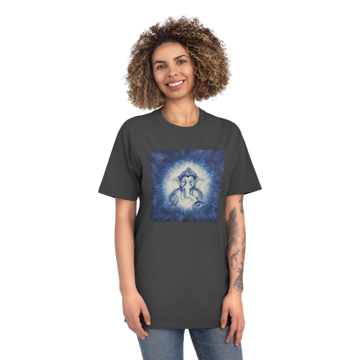 Lord Ganesha Blessings Unisex Faded Shirt