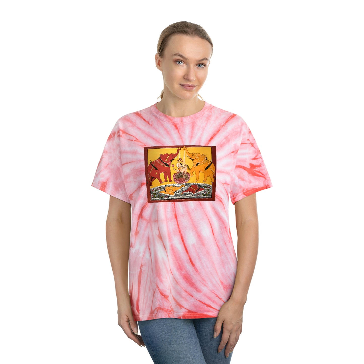 Lakshmi Blessings Tie-Dye Tee in yellow