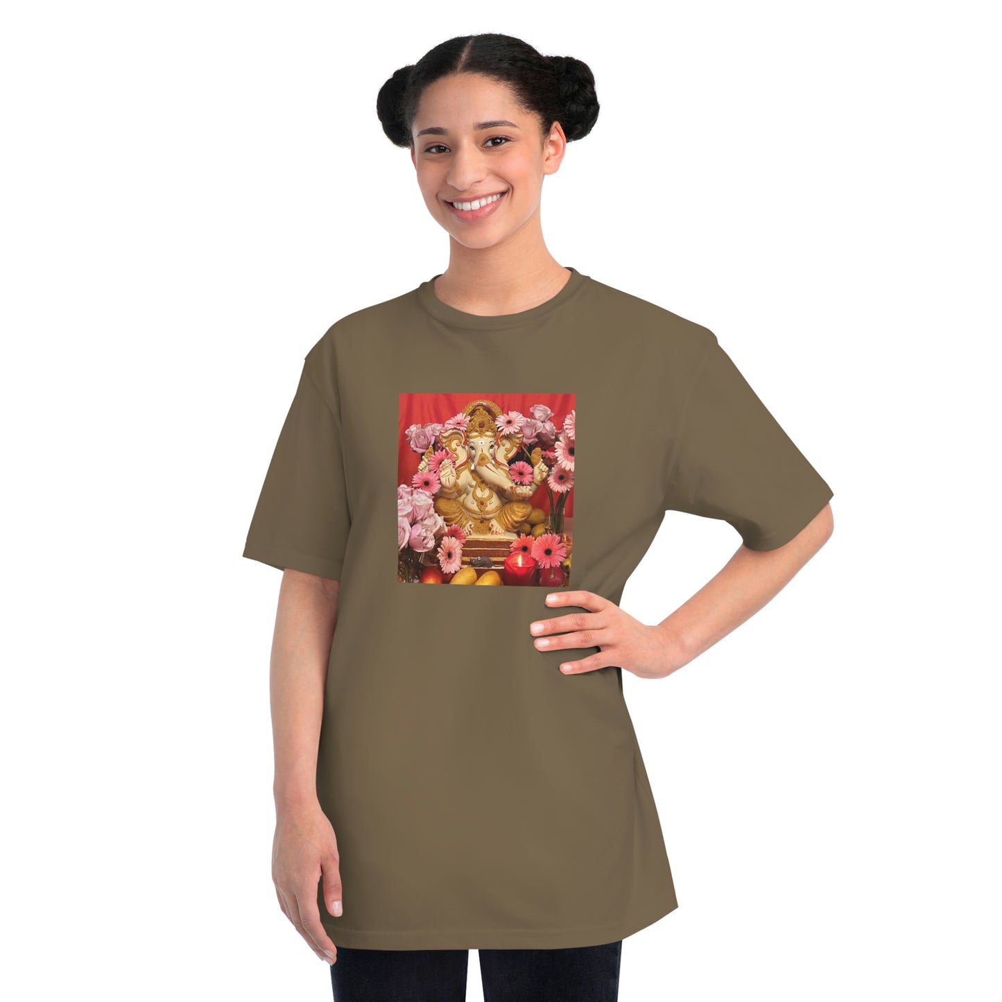 Shri Ganesha Blessings Organic Unisex Classic T-Shirt