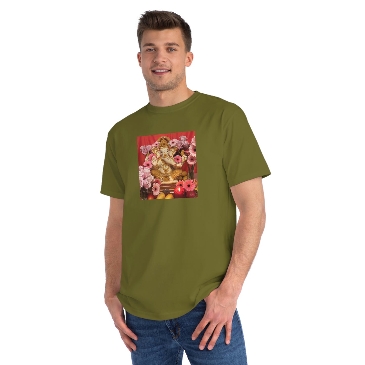 Shri Ganesha Blessings Organic Unisex Classic T-Shirt