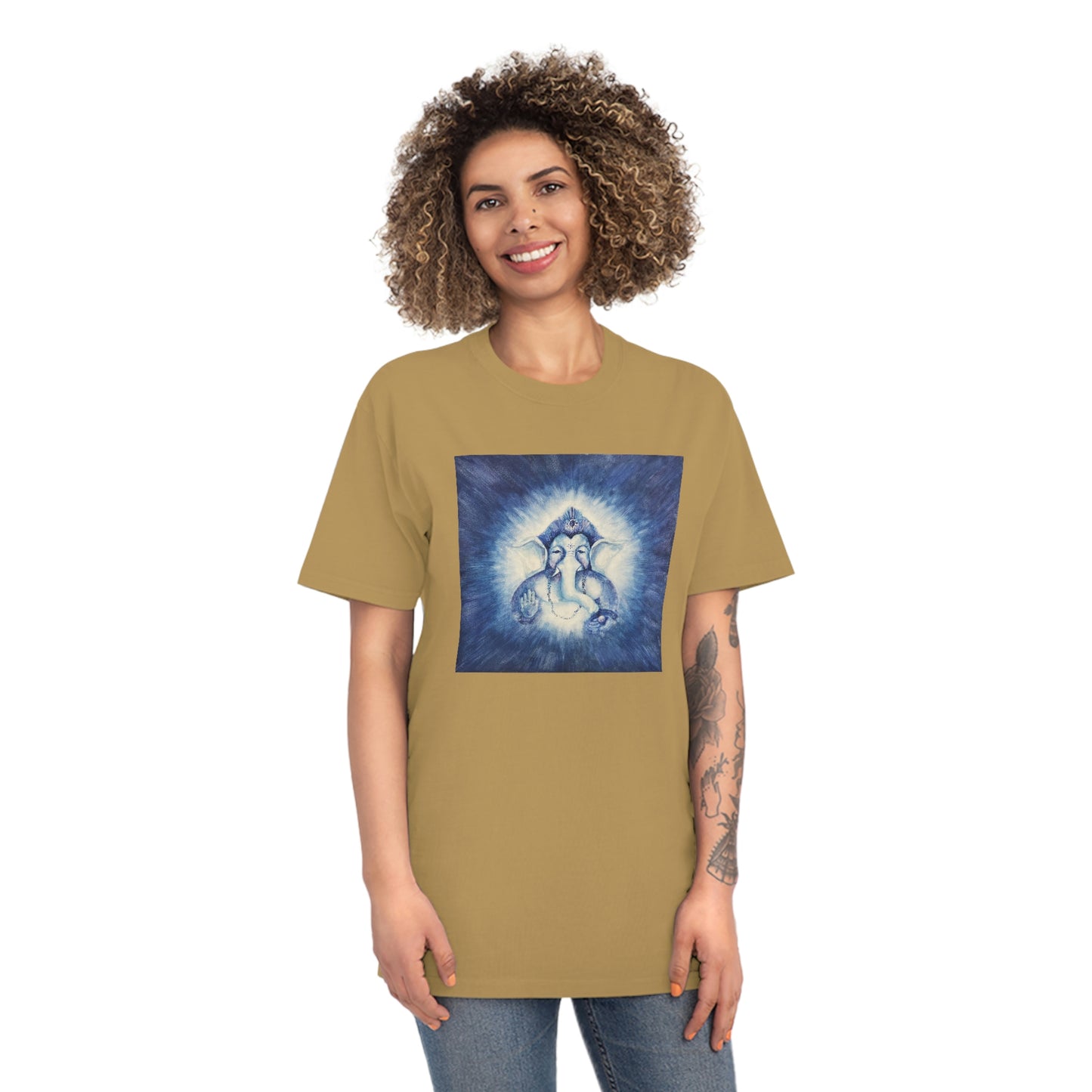 Lord Ganesha Blessings Unisex Faded Shirt