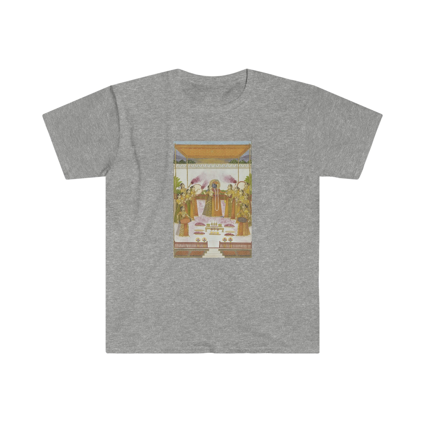 Radha and Krishna Unisex Softstyle T-Shirt