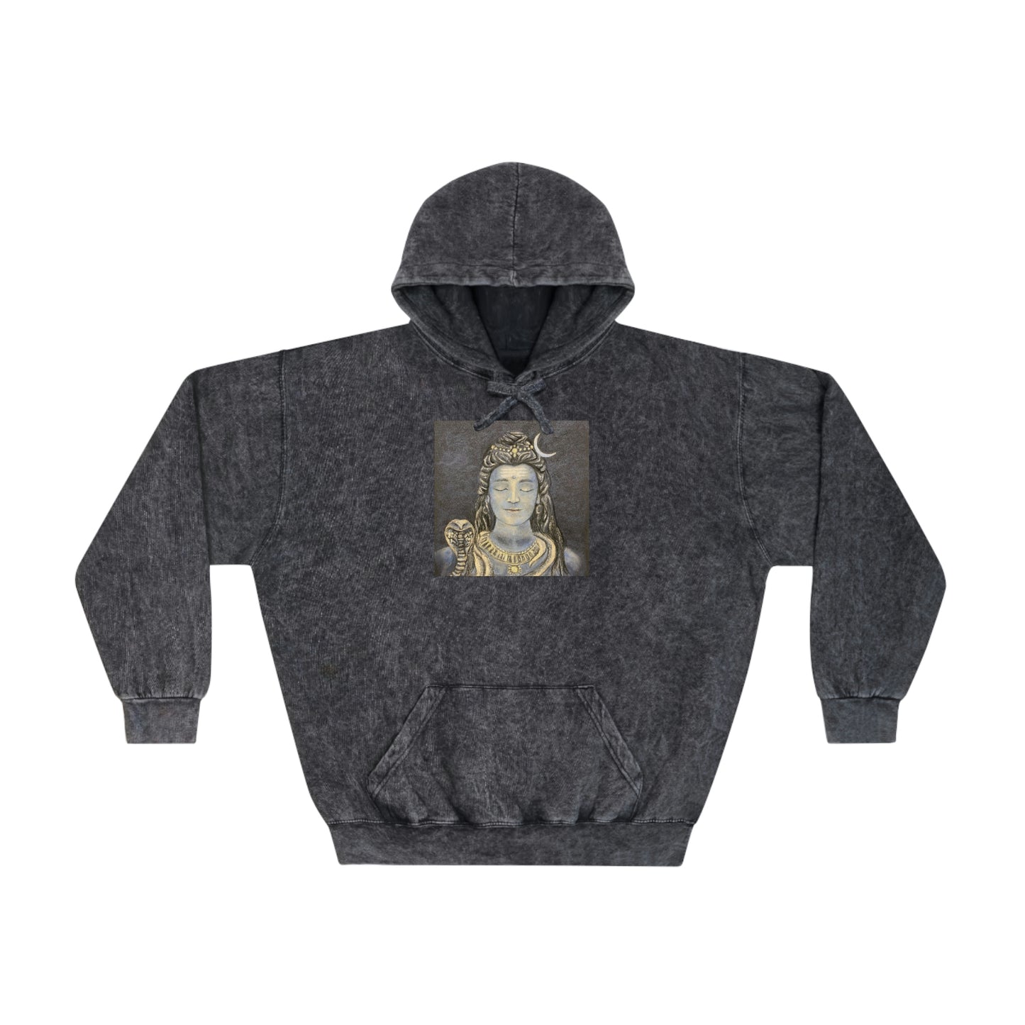 Lord Shiva Unisex Mineral Wash Hoodie