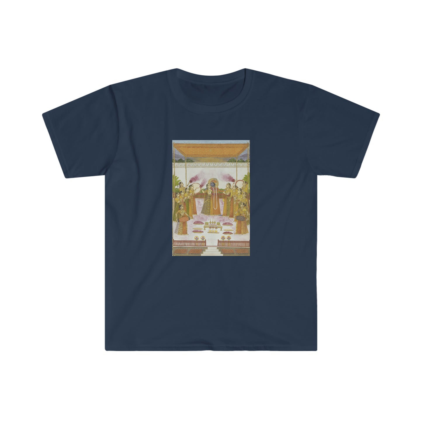 Radha and Krishna Unisex Softstyle T-Shirt