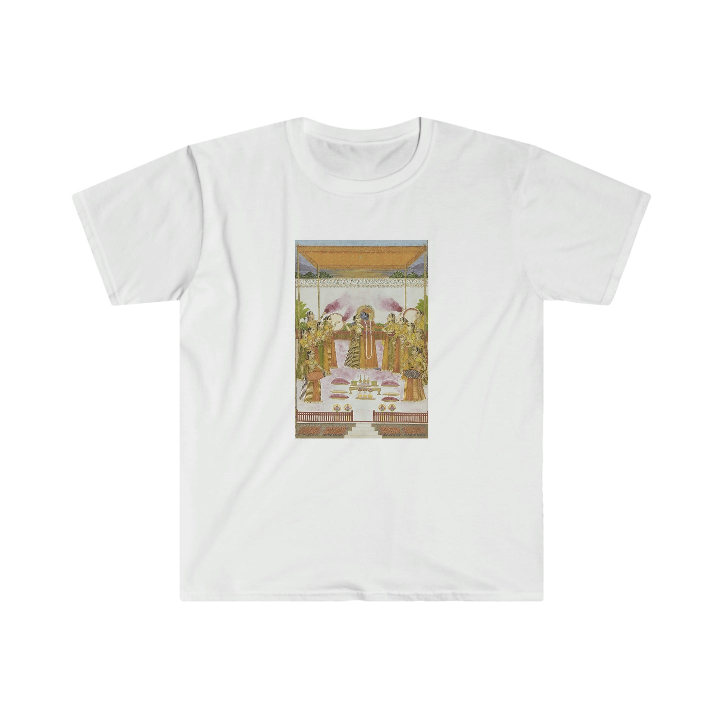 Radha and Krishna Unisex Softstyle T-Shirt