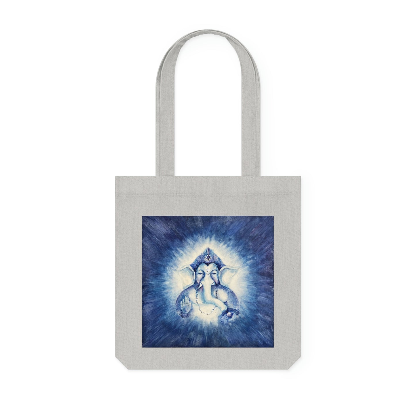 Shri Ganesha Blessings Woven Tote Bag