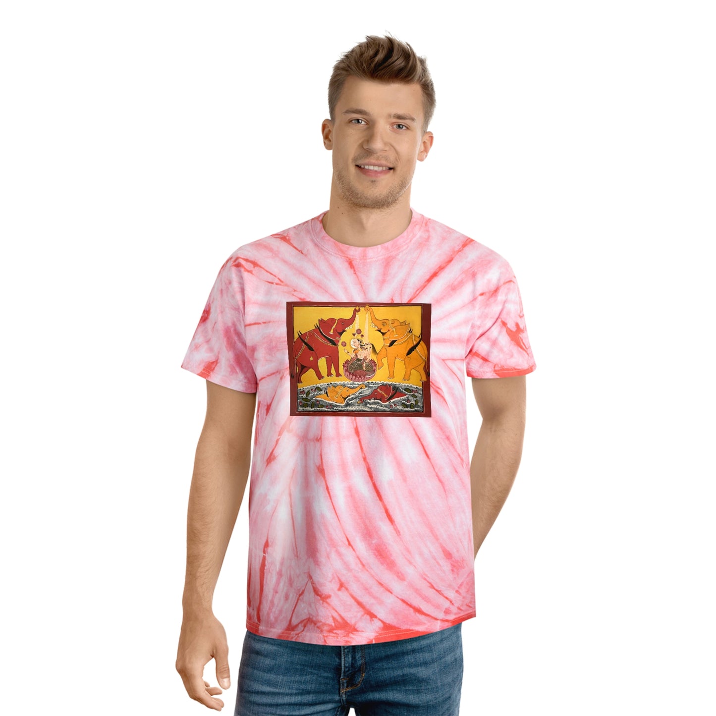 Lakshmi Blessings Tie-Dye Tee in yellow