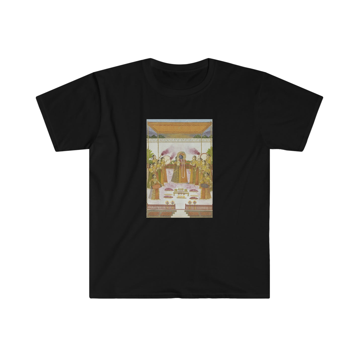 Radha and Krishna Unisex Softstyle T-Shirt