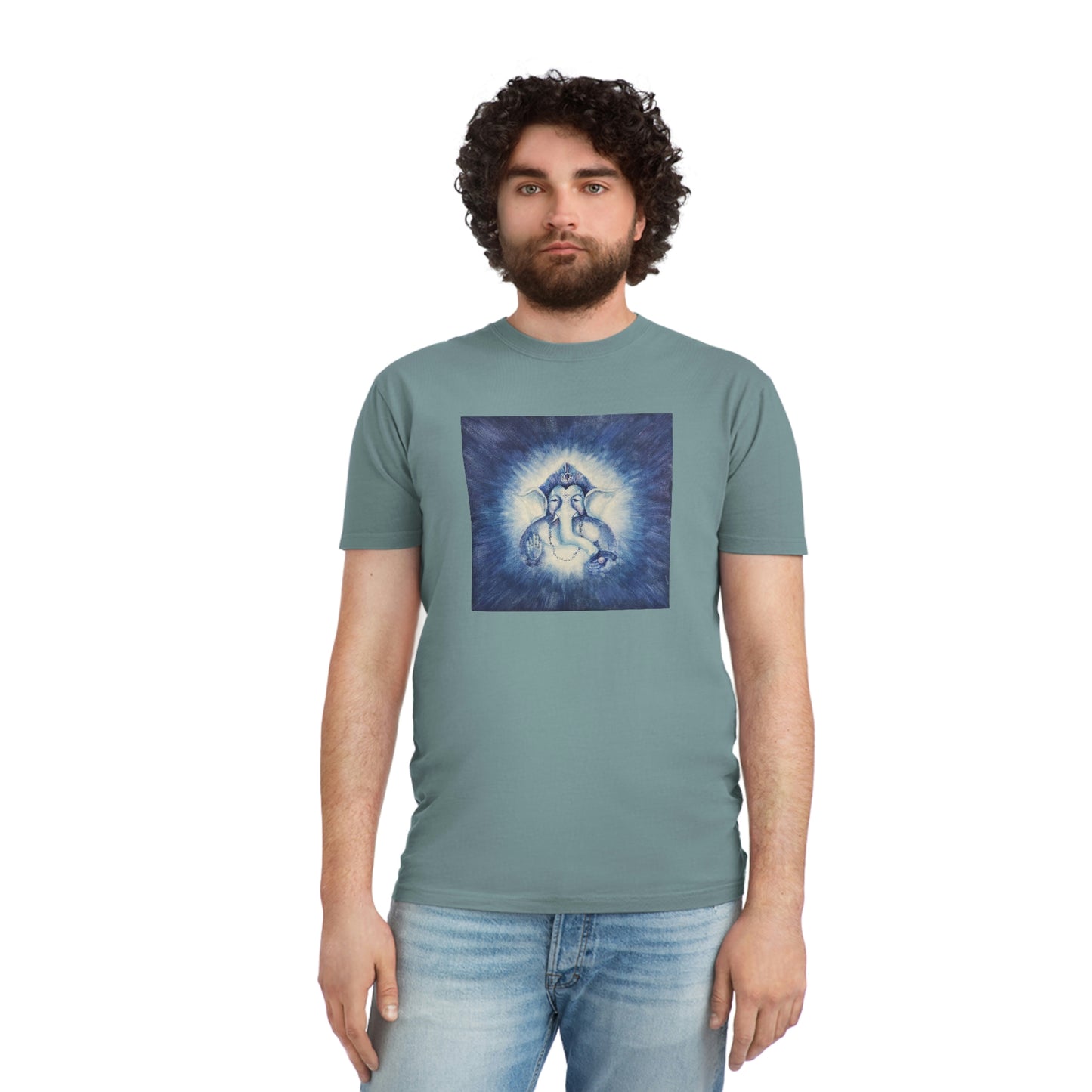 Lord Ganesha Blessings Unisex Faded Shirt