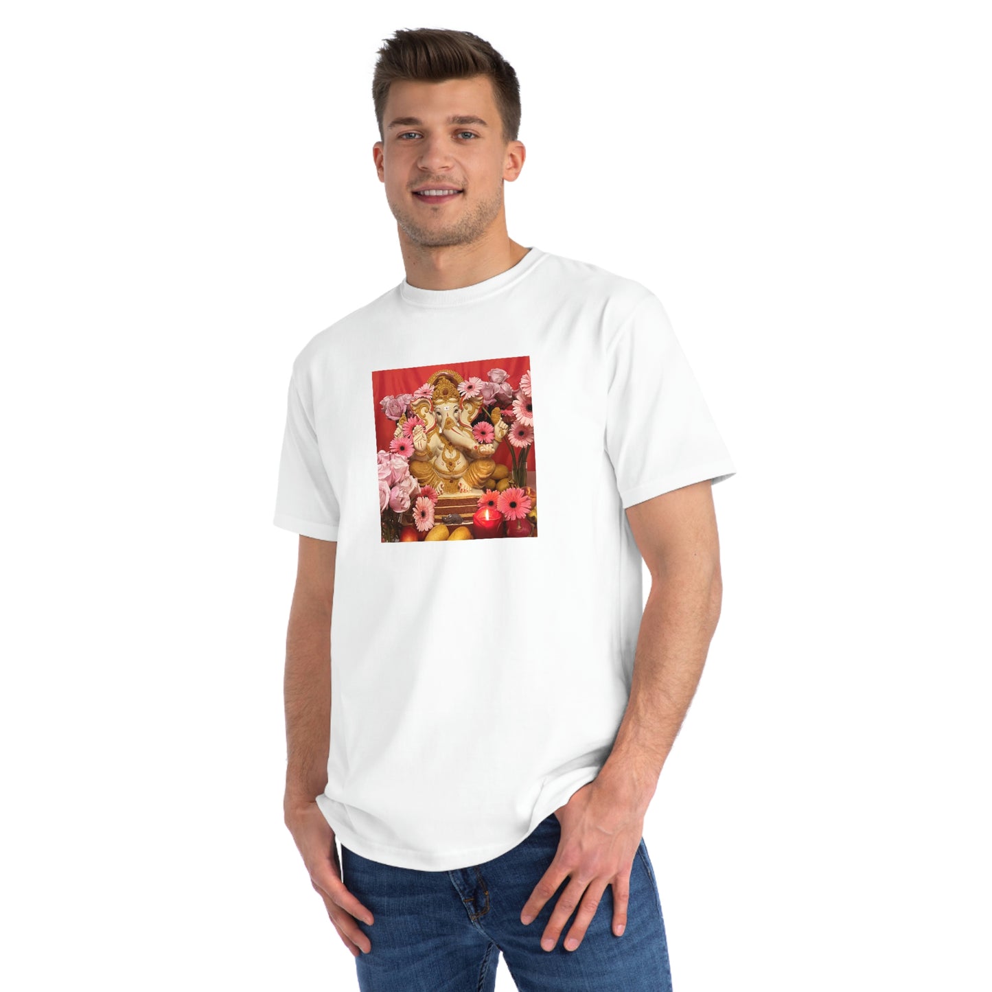 Shri Ganesha Blessings Organic Unisex Classic T-Shirt
