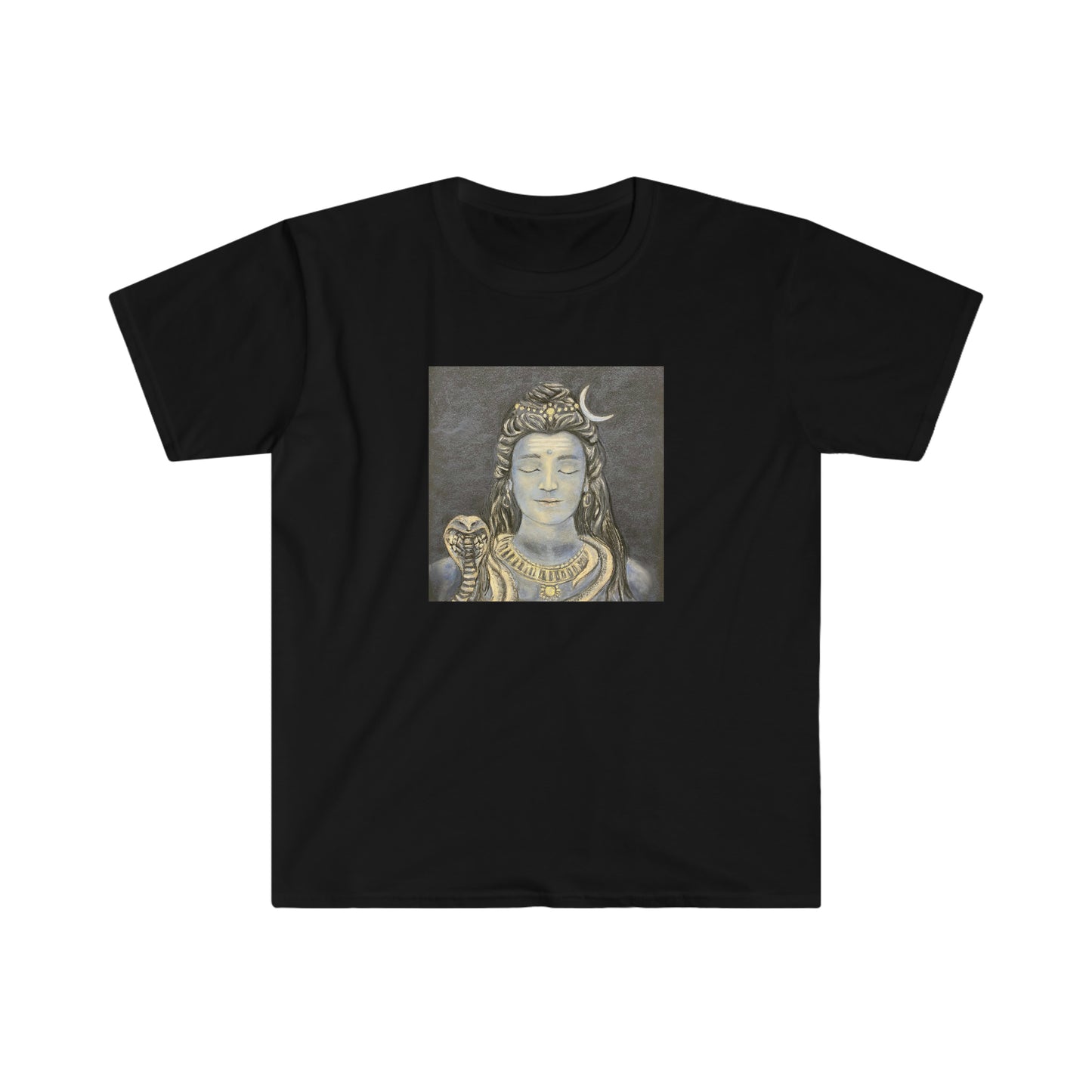 Meditating Shiva Unisex Softstyle T-Shirt